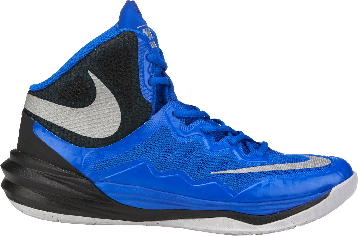 nike blue and orange basketball shoes