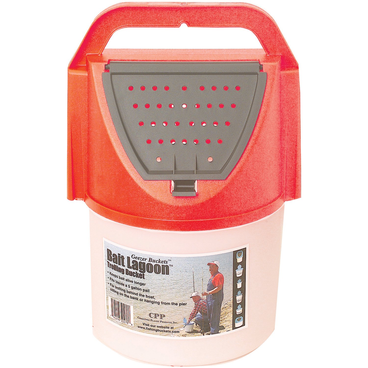Challenge Plastic Products Bait Lagoon Trolling Bucket