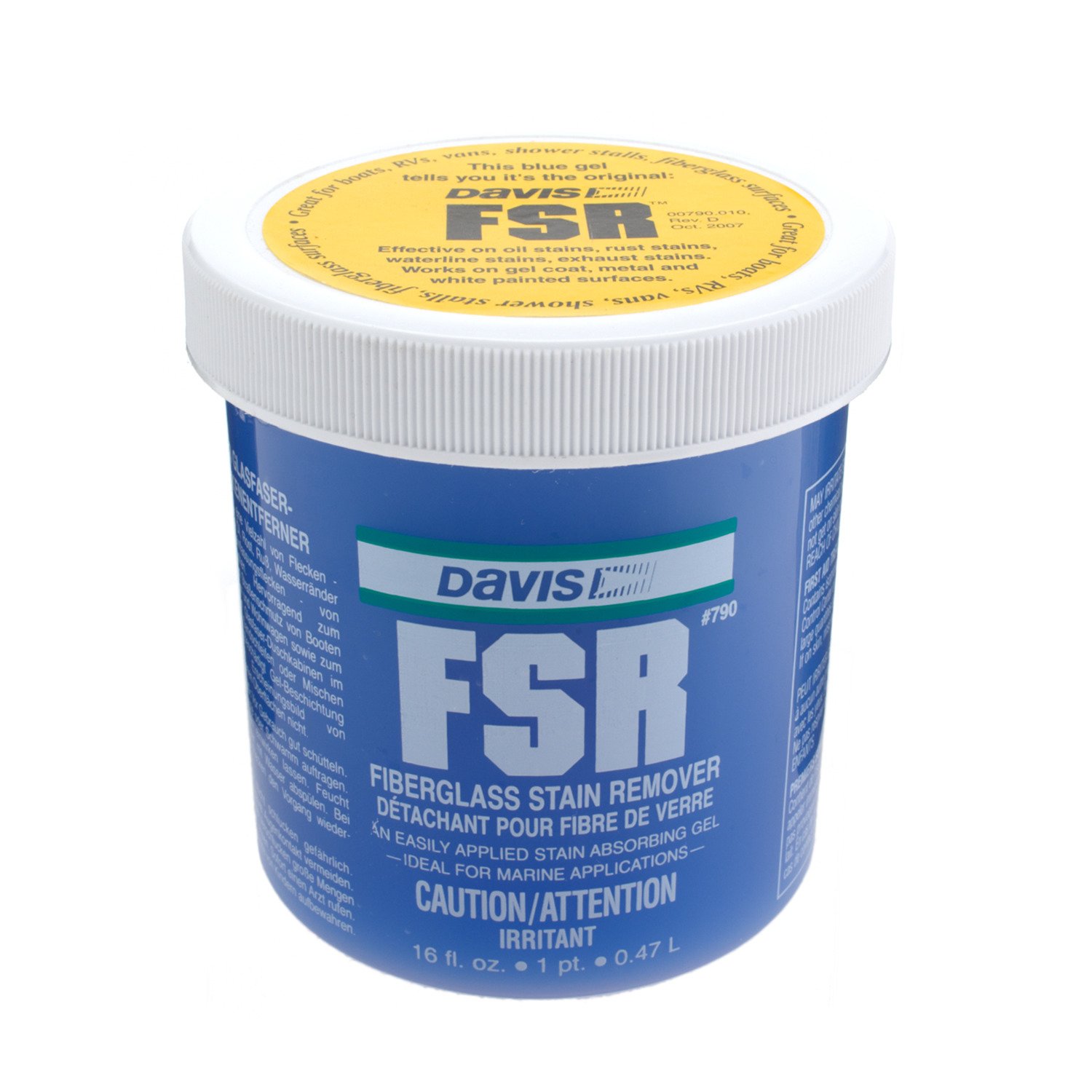 Davis Fiberglass Stain Remover