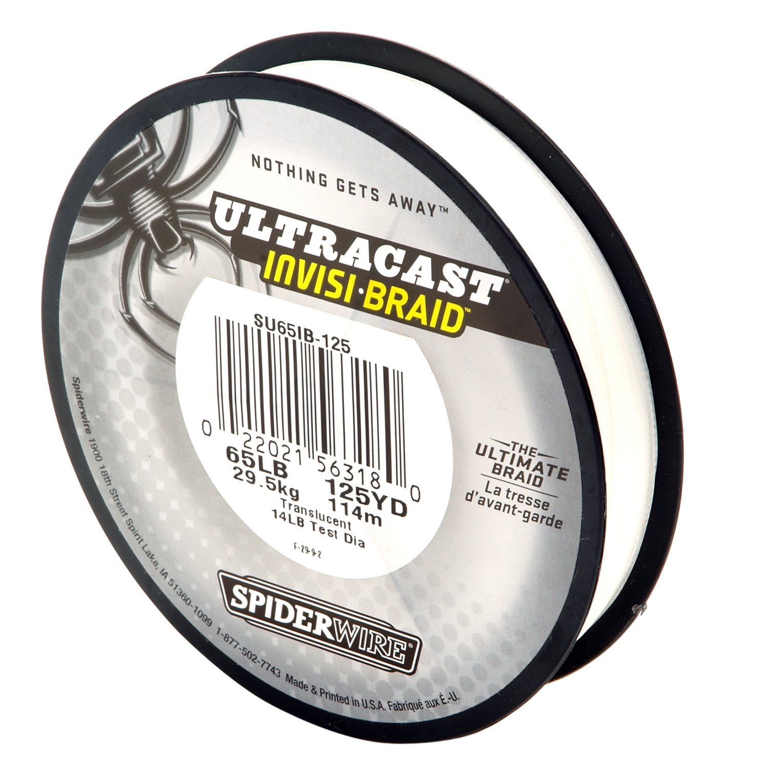 Spiderwire® Ultracast™ Invisi-Braid™ 65 lb. - 125 yards Braided Fishing Line