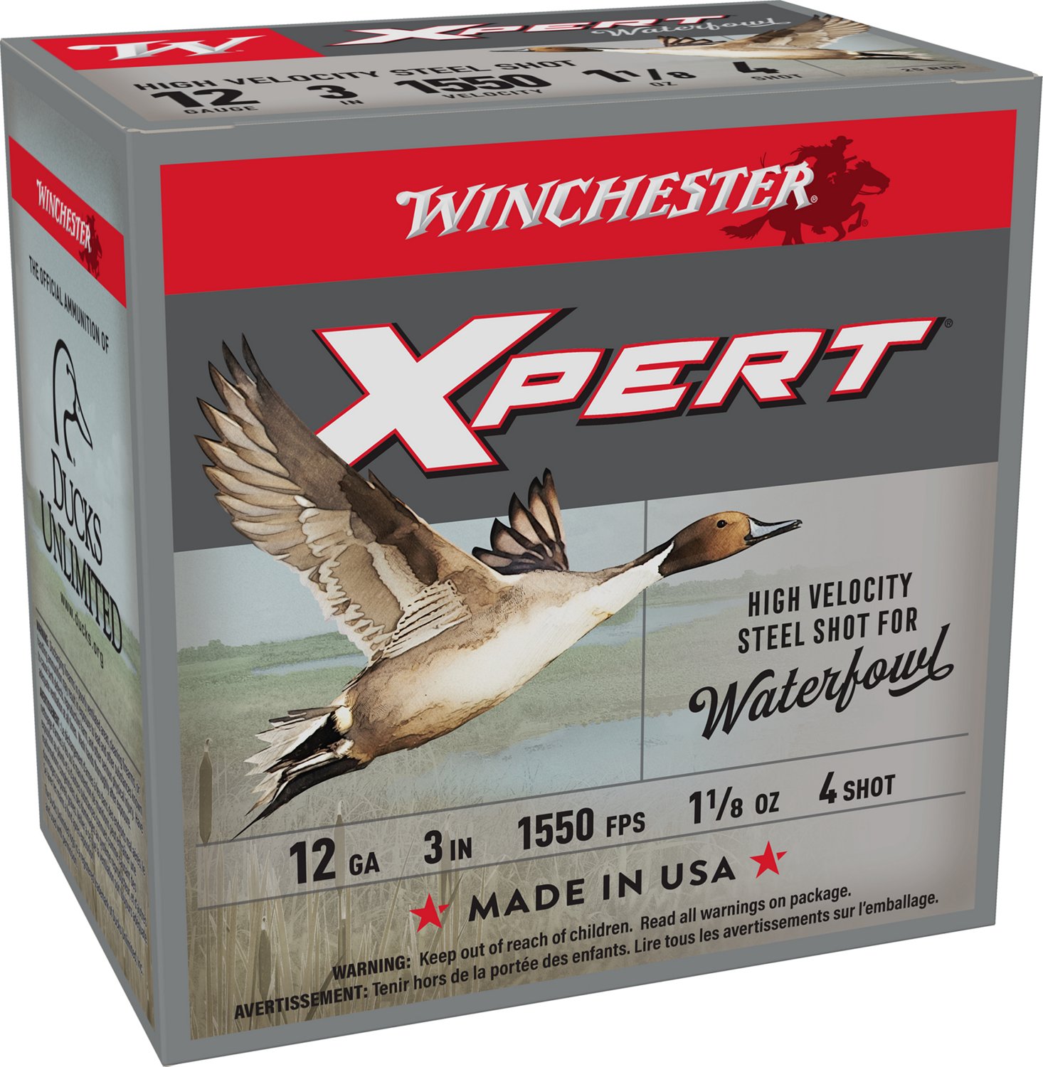 Winchester Xpert® Hi-Velocity Steel 12 Gauge Shotshells