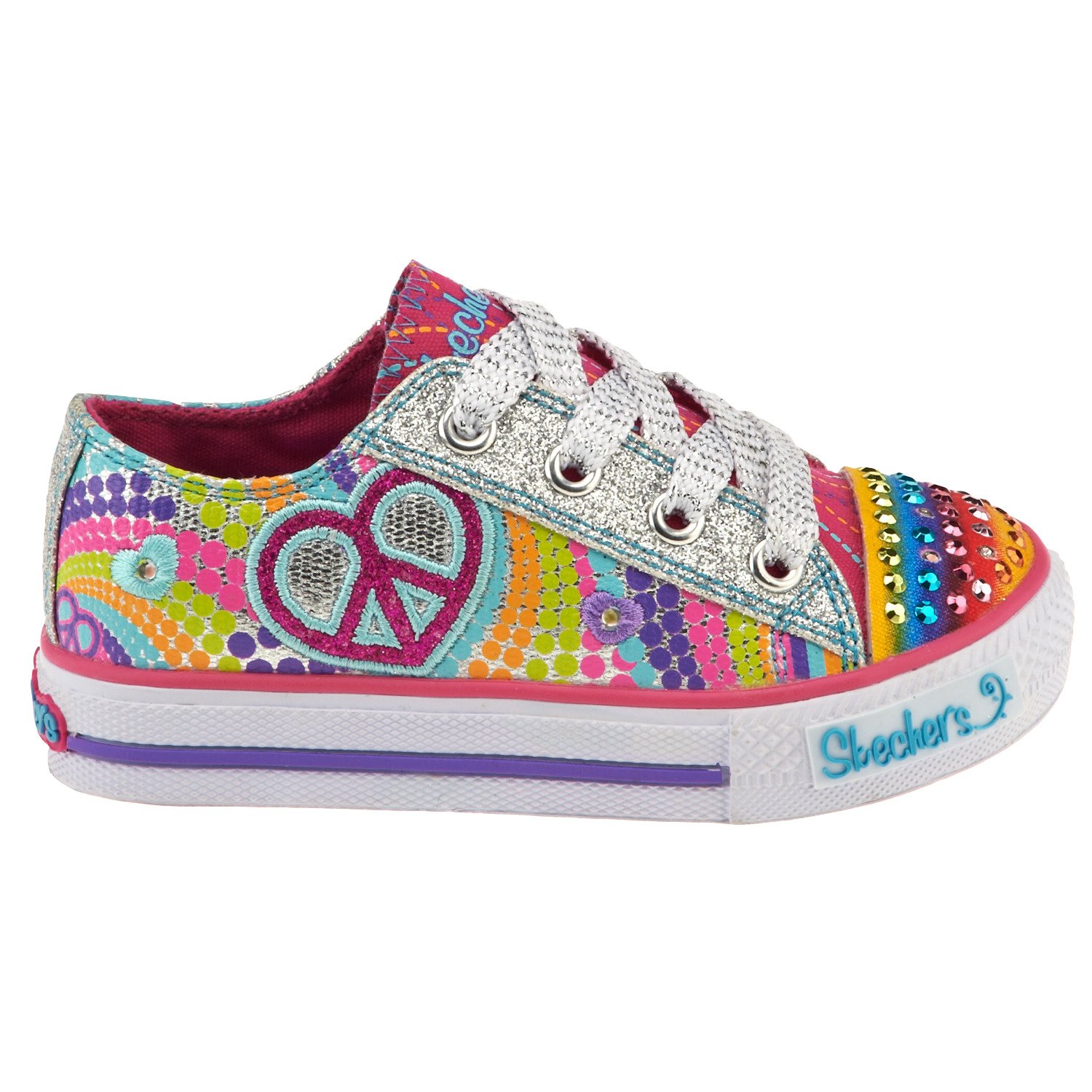 SKECHERS Toddler Girls' Heart Sparks Sneakers