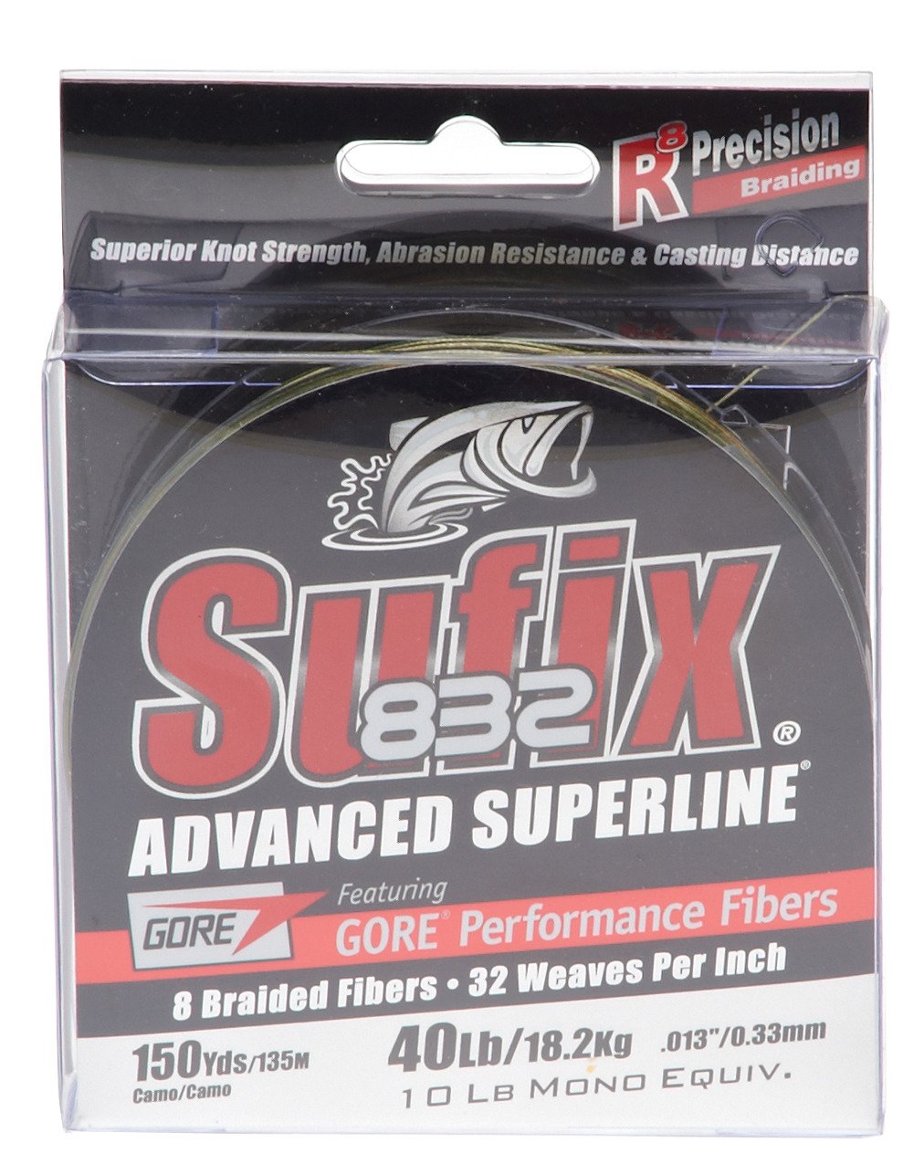 Sufix® 832 Advanced Superline® 40 lb. - 150 yards Braided Fishing Line
