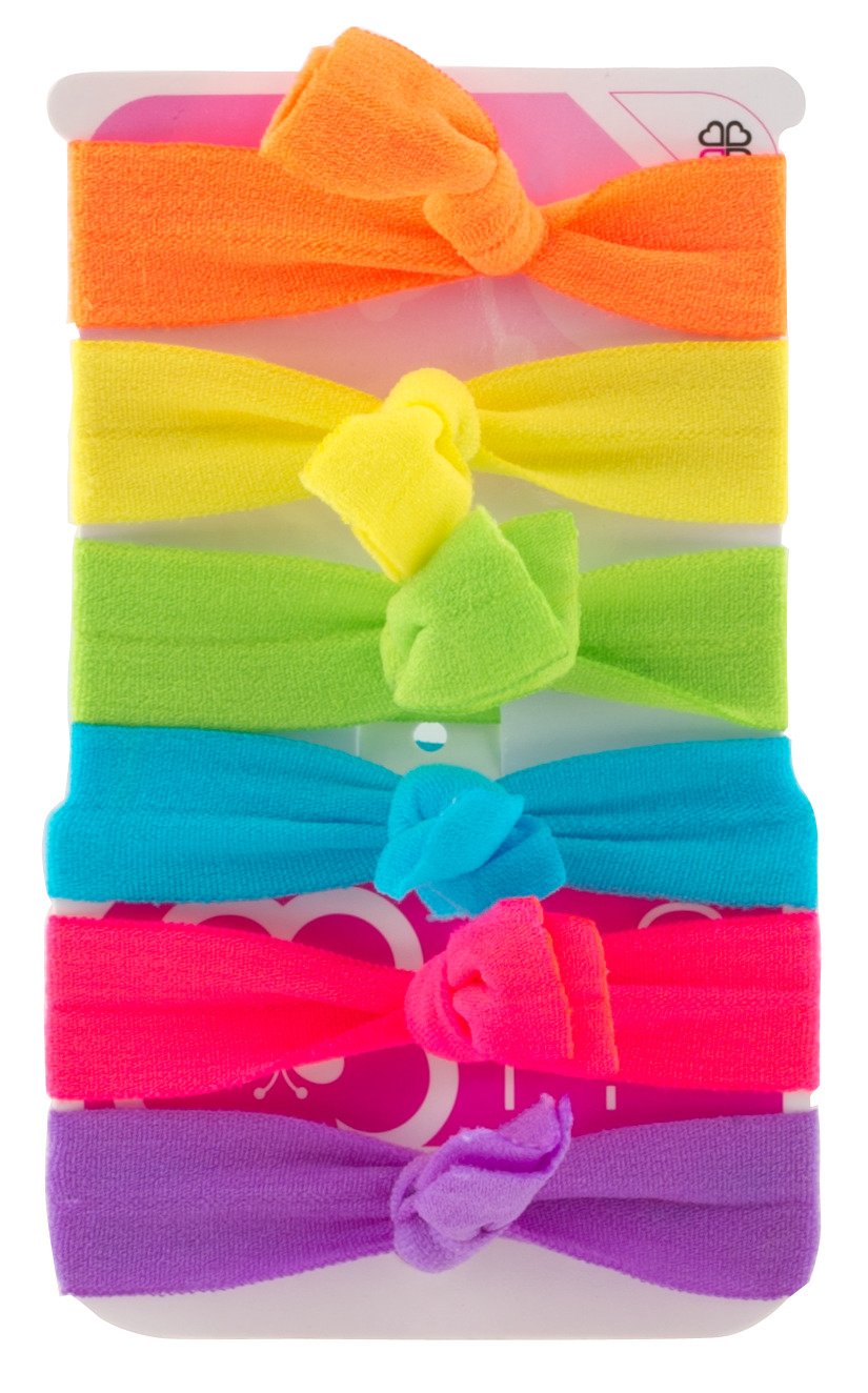 scünci® Girls' Knotted Ponytail Holders 6-Pack