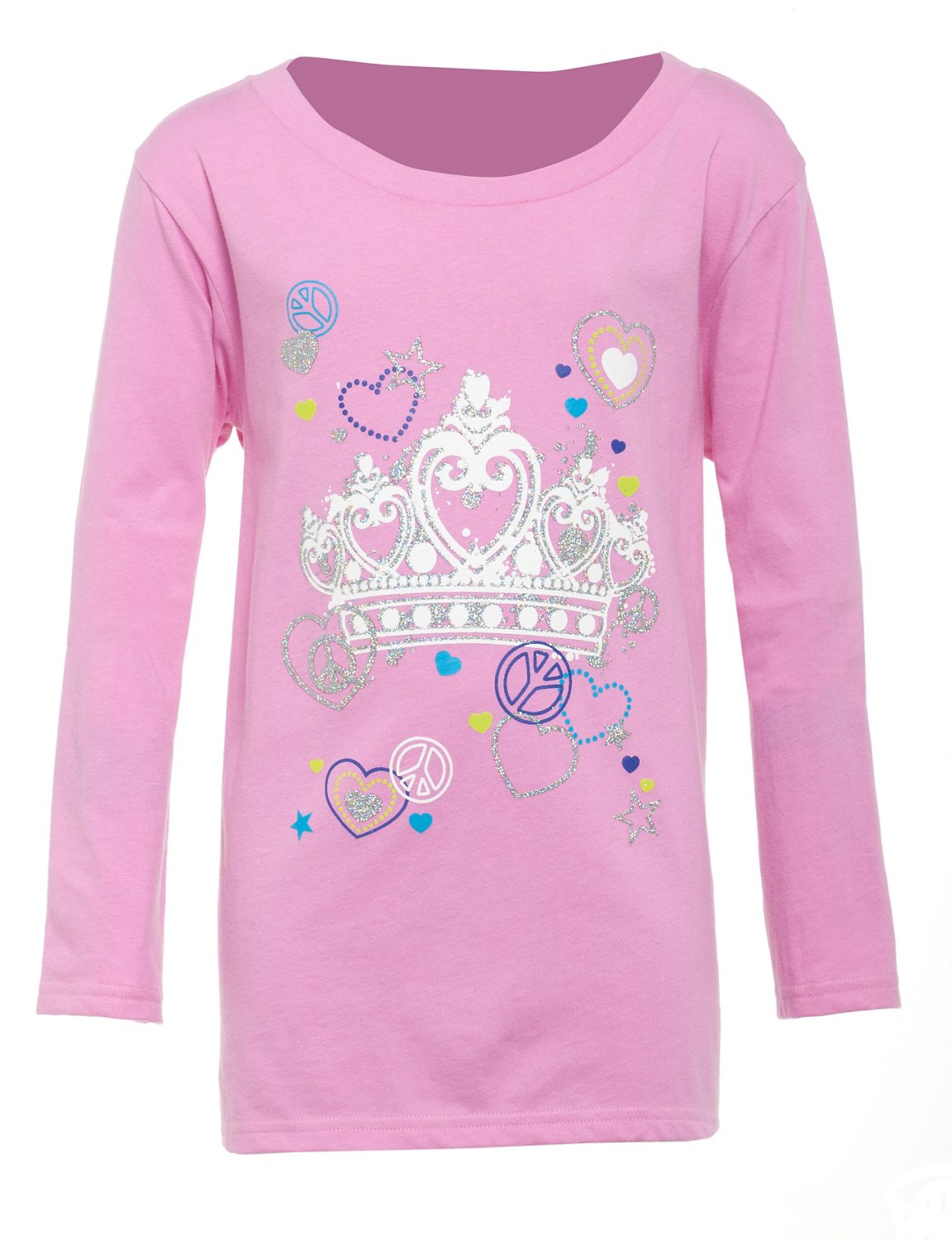BCG Girls' Long Sleeve Crew Neck T-shirt