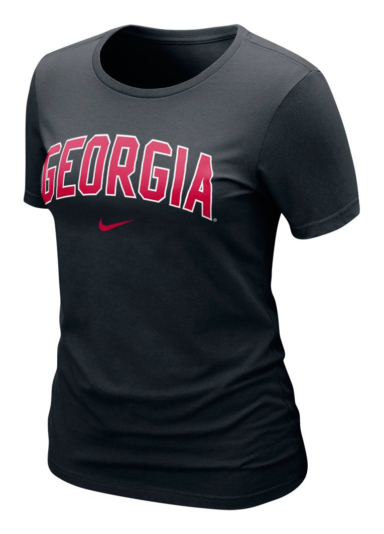 Nike Women's University of Georgia Arch Short Sleeve T-shirt