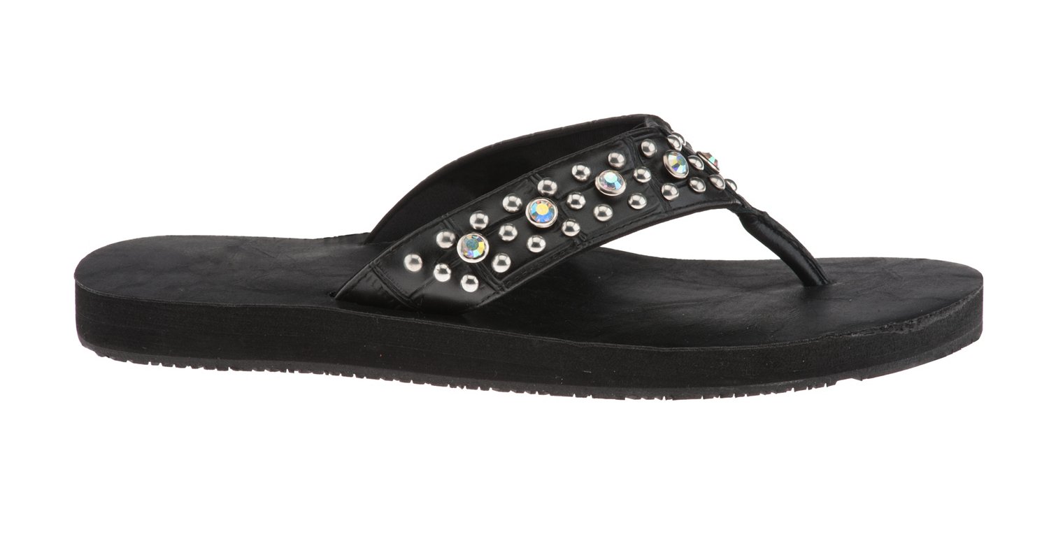 Gotta Flurt Women's Diamond Collection Low Thong Wedge Sandals