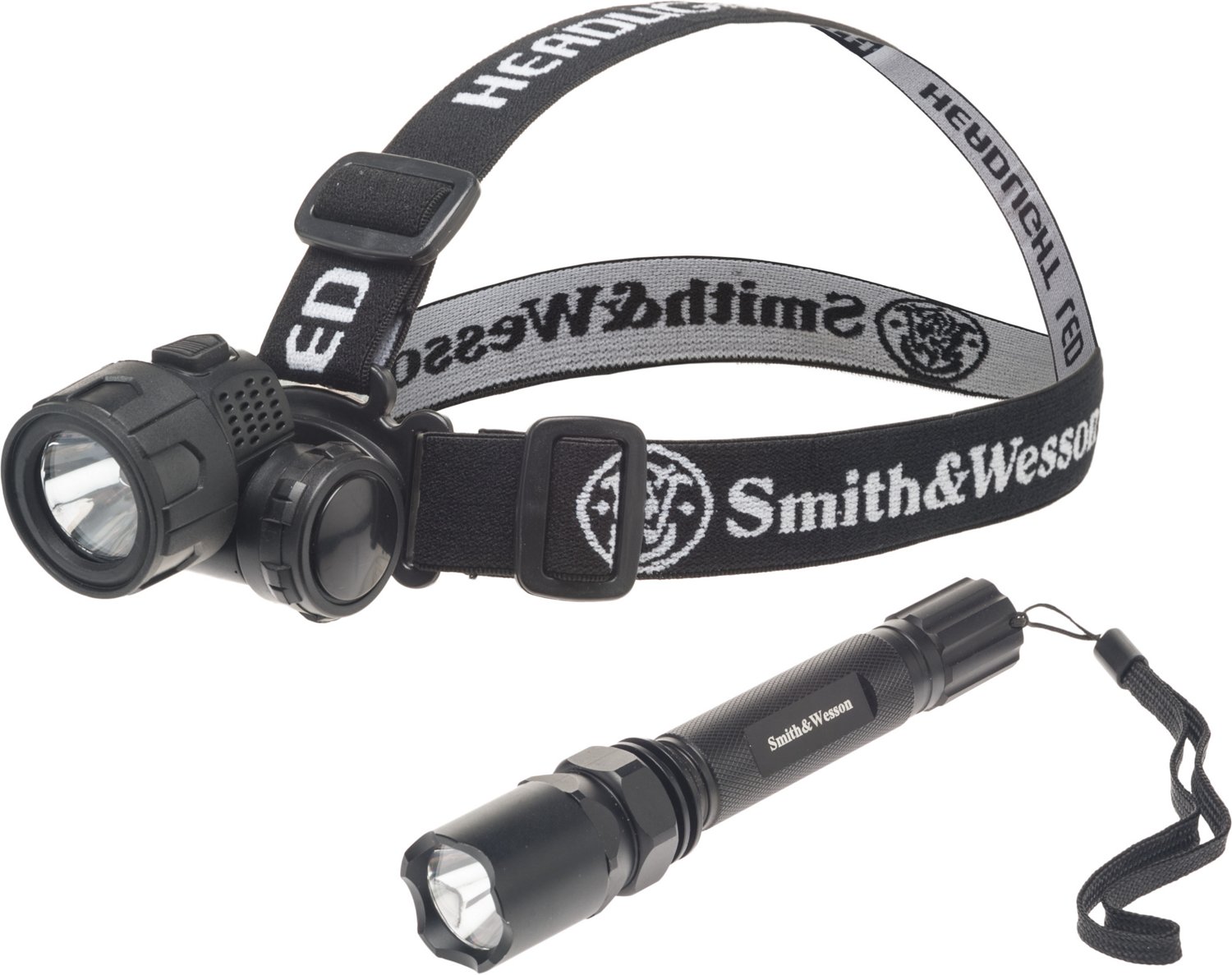 Smith & Wesson LED Flashlight and Headlamp Combo