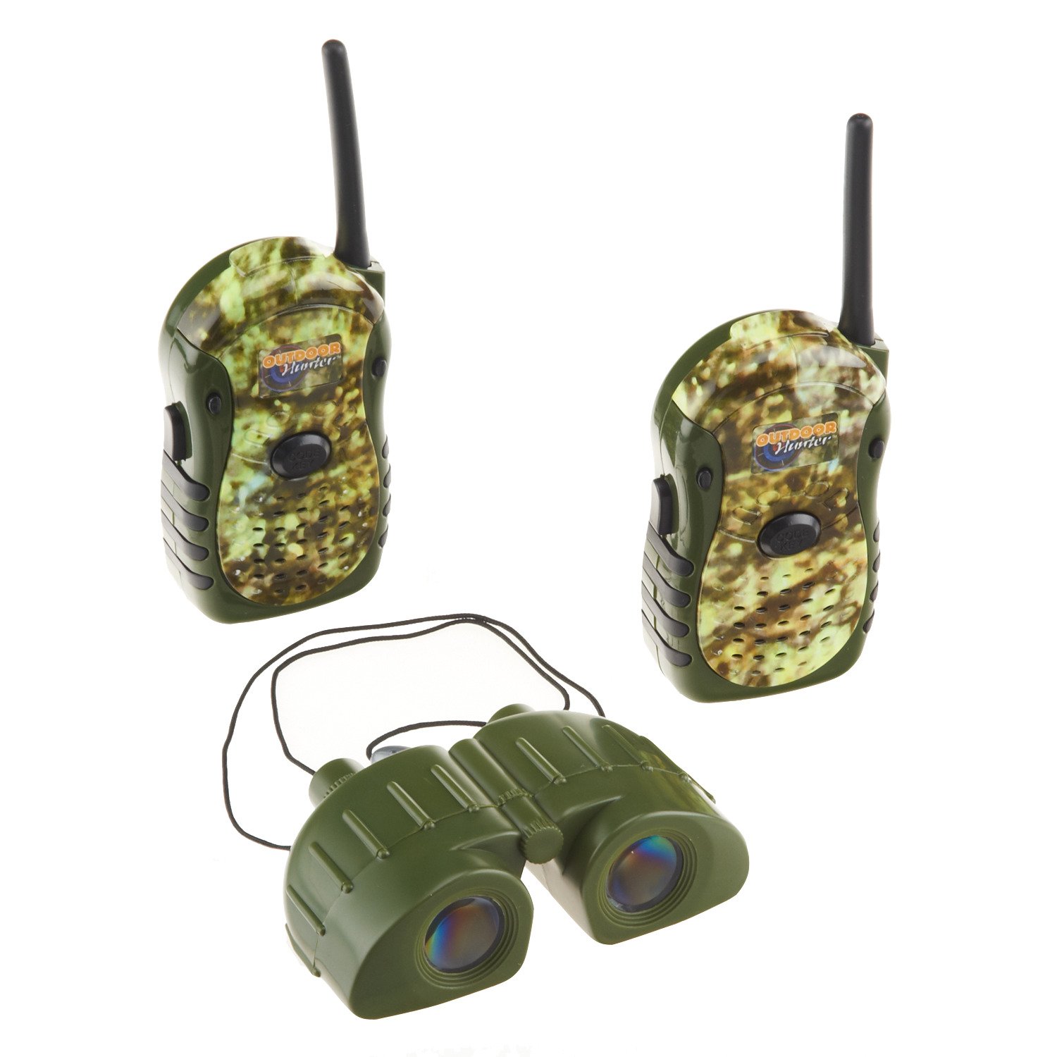 Outdoor Hunter Sports-Style Camouflage Walkie-Talkie and Binocular Set