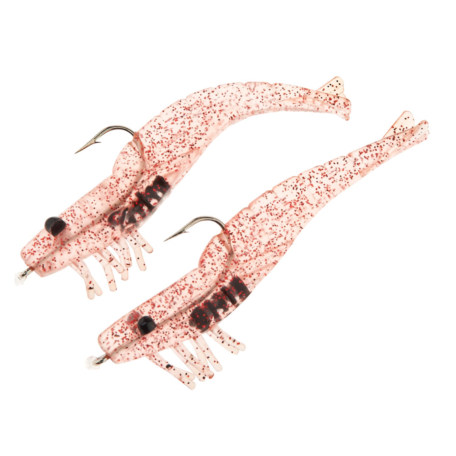 Clear/Red Glitter