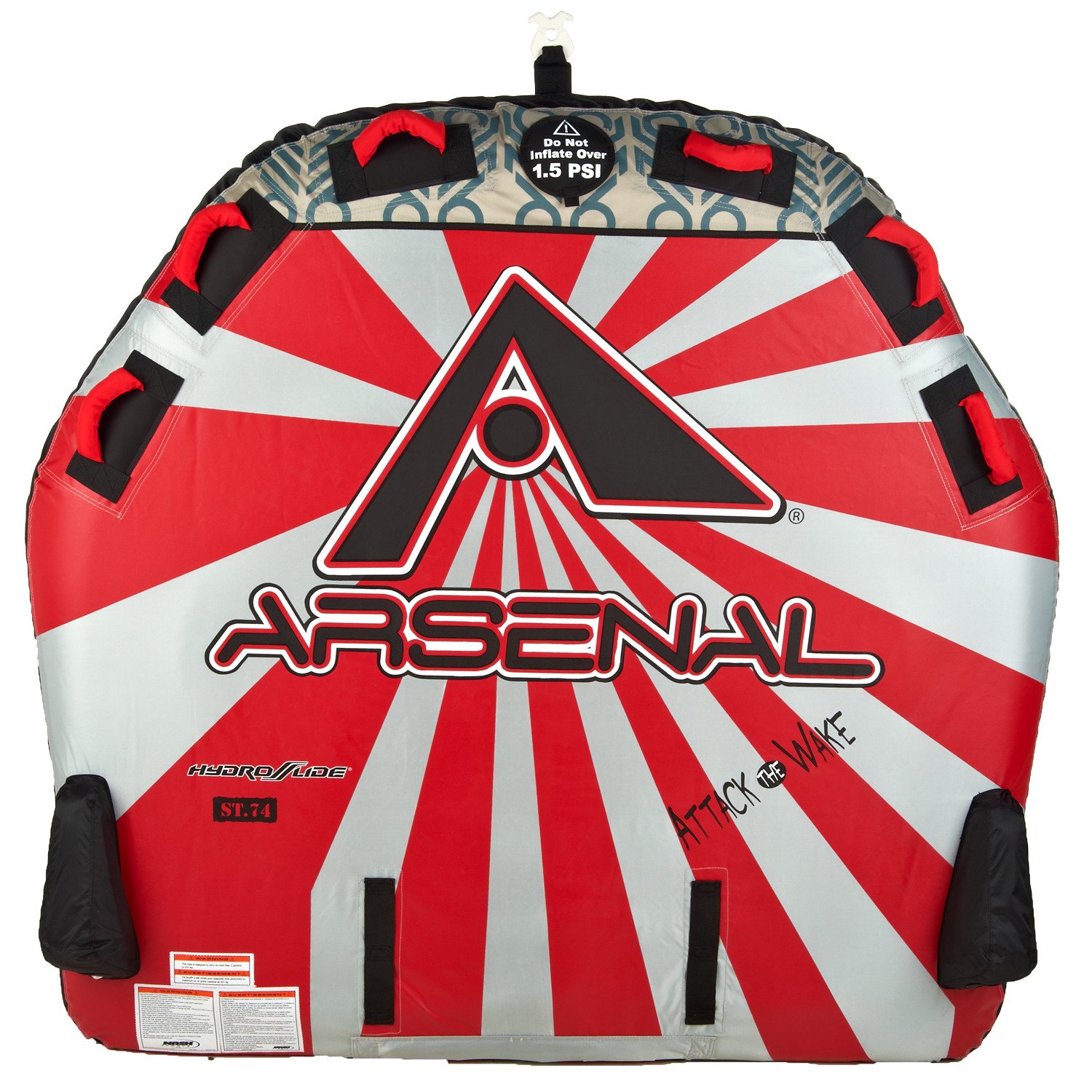 Hydroslide Arsenal ST74 3-Person D-Shaped Deck Tube