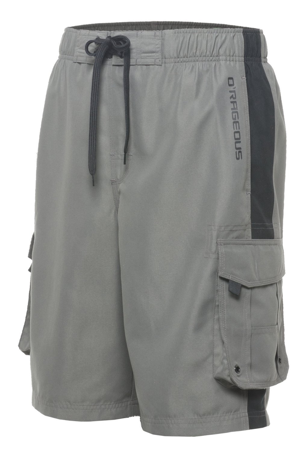 O'rageous® Men's Side-Taped Cargo E-Board Swim Trunk