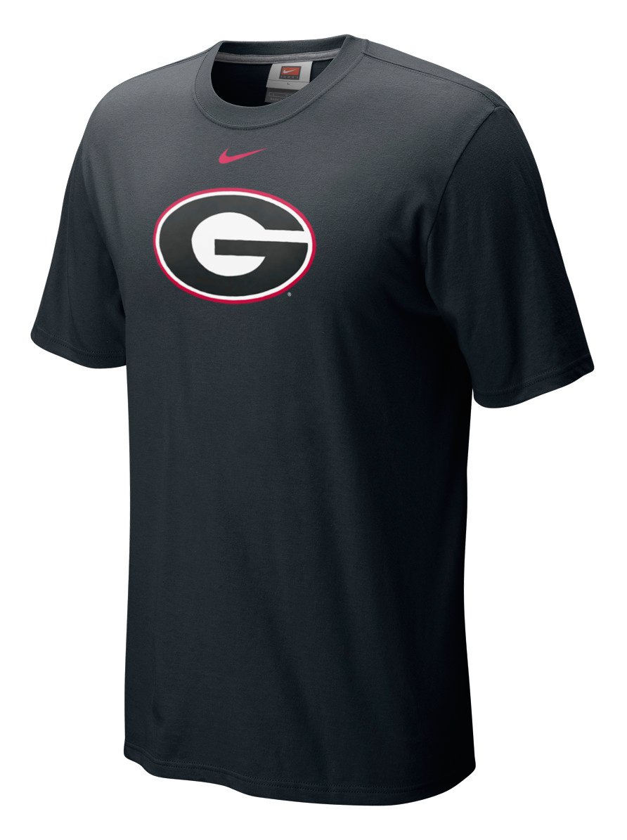 Nike Men's University of Georgia Short Sleeve Classic Logo T-shirt