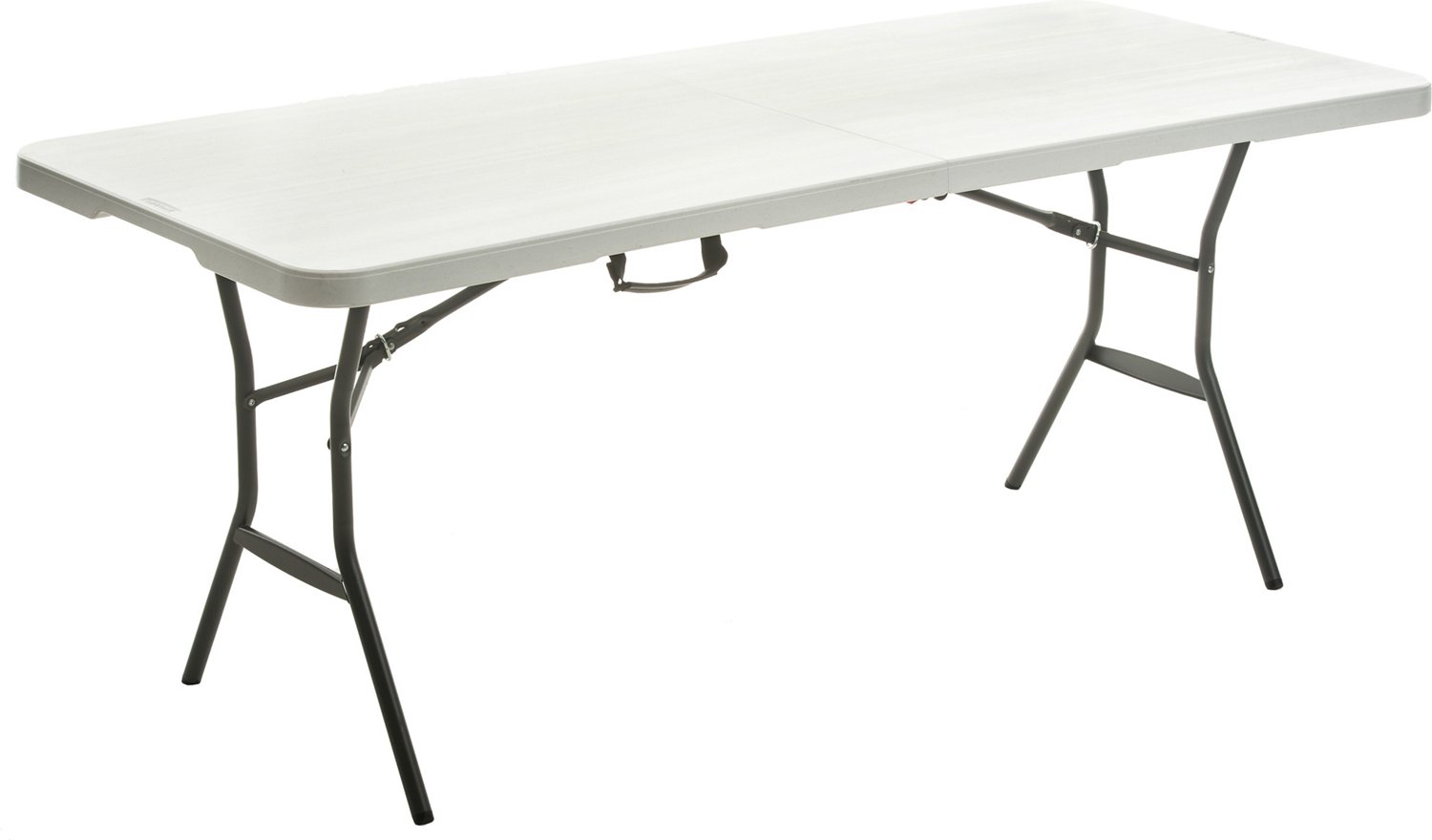 Lifetime 6' Light Commercial Fold-In-Half Table with Handle