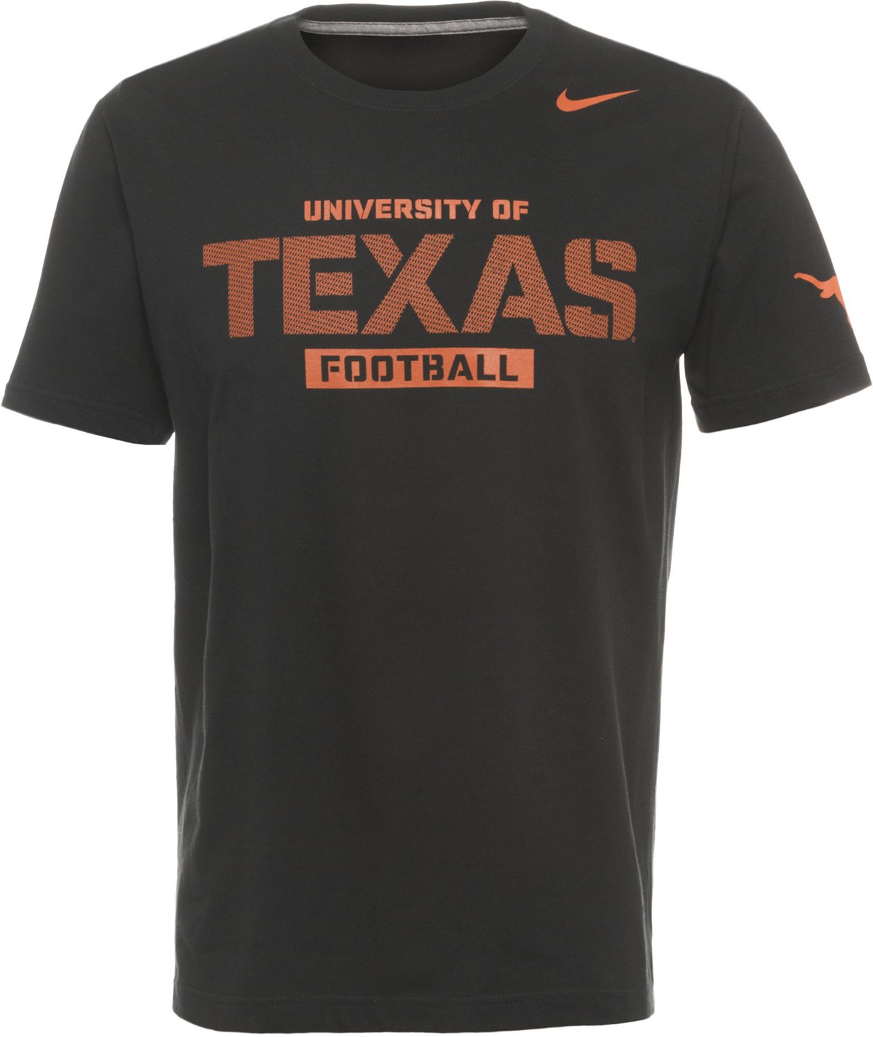 Nike Men's University of Texas Practice Team Issue Short Sleeve T-shirt