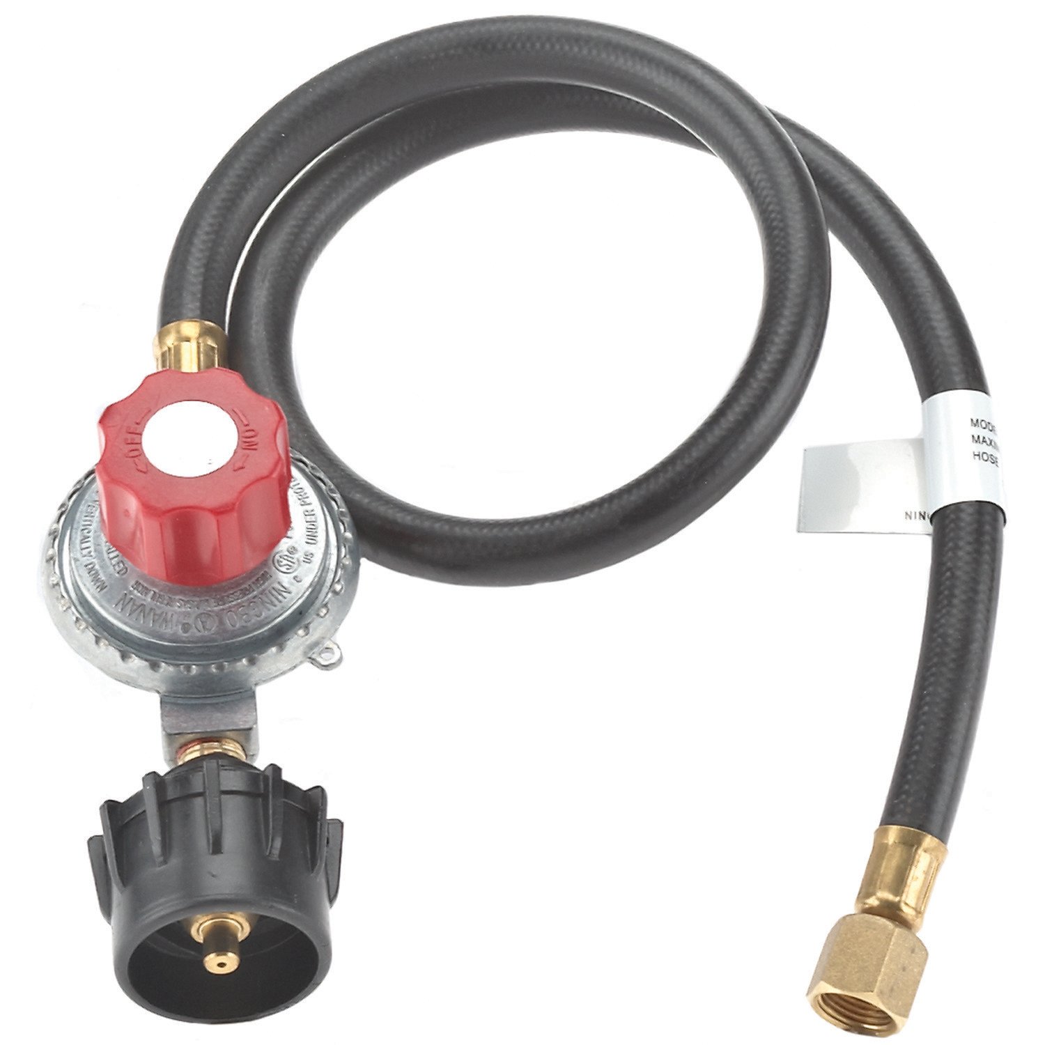 Outdoor Gourmet Female High-Pressure Regulator with Hose