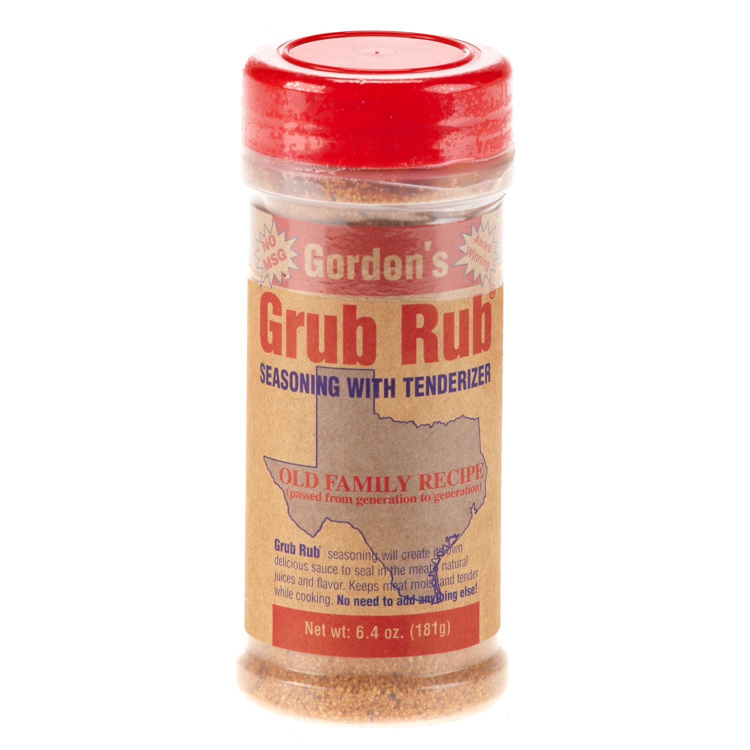 Gordon's Grub Rub® Seasoning with Tenderizer