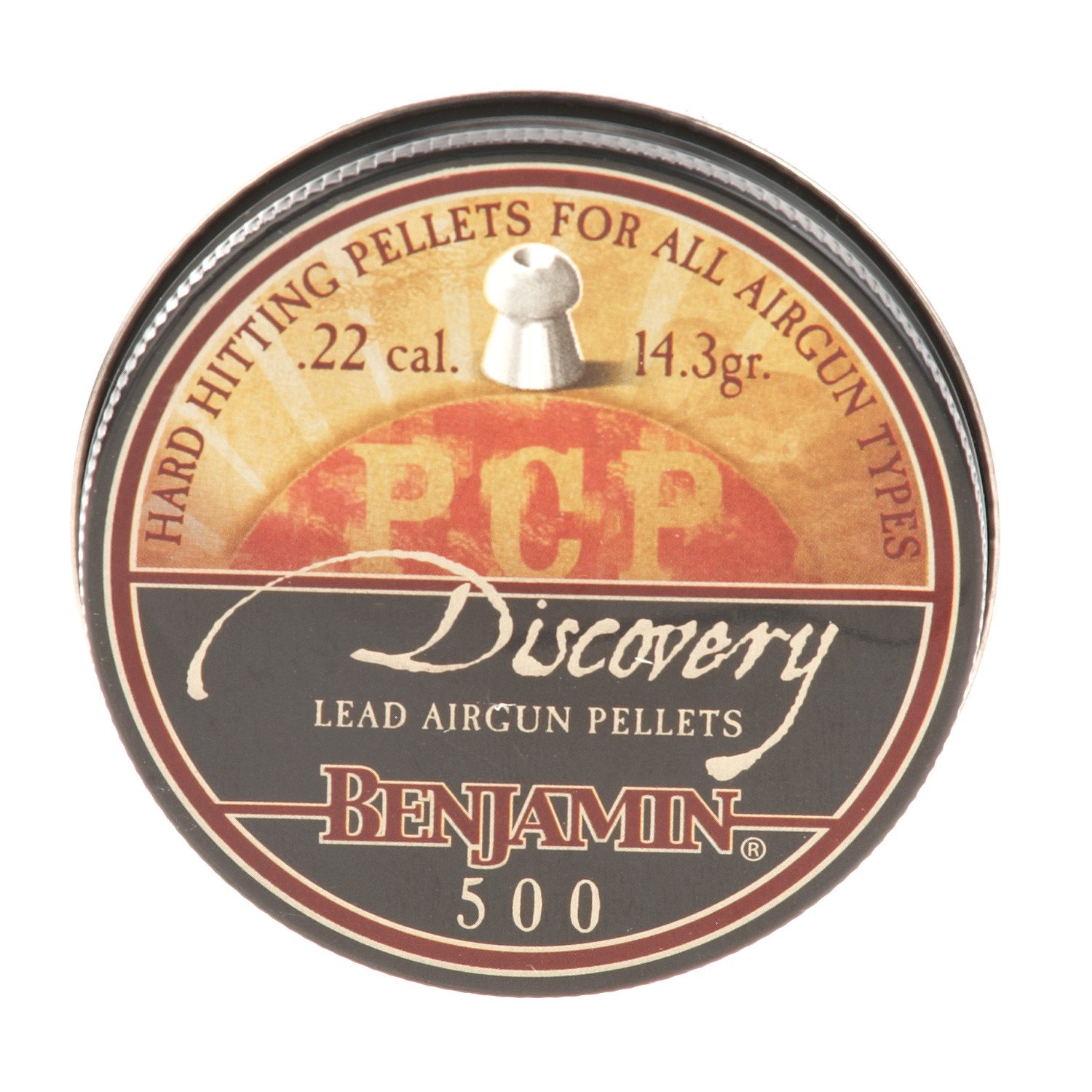 Benjamin® Discovery Hollow Point .22 Caliber 14.3-Grain Airgun Pellets 500-Pack thumbnail