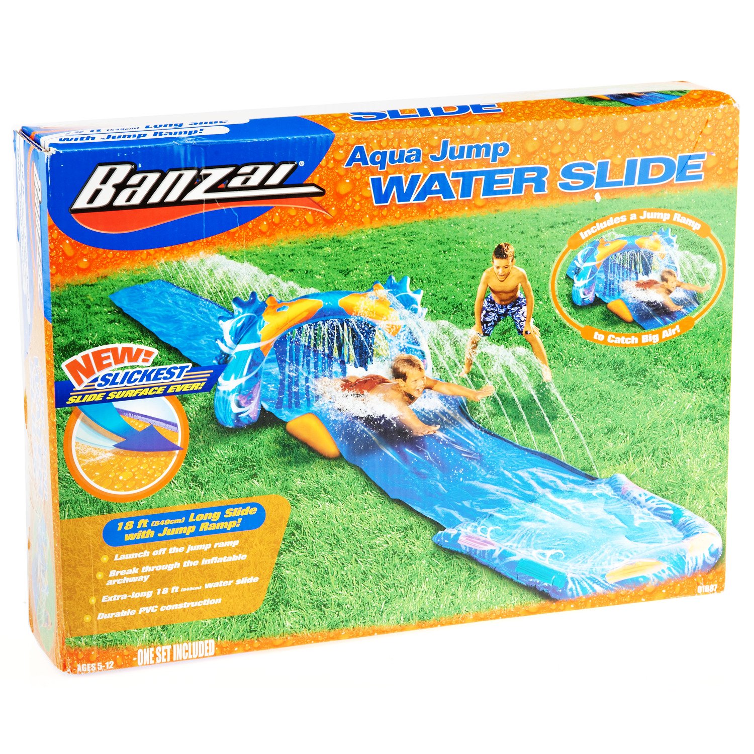 Banzai Toy Quest Aqua Jump Water Slide thumbnail