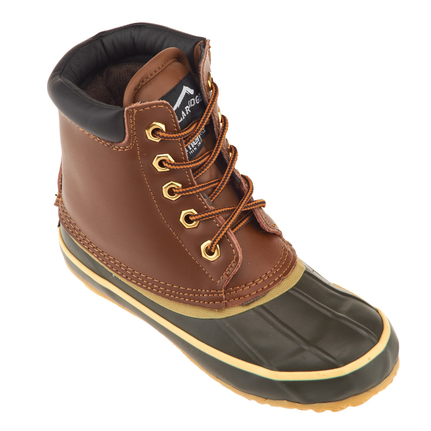 Polar Edge® Kids' Insulated Rubber 5-Eye Duck Boots thumbnail