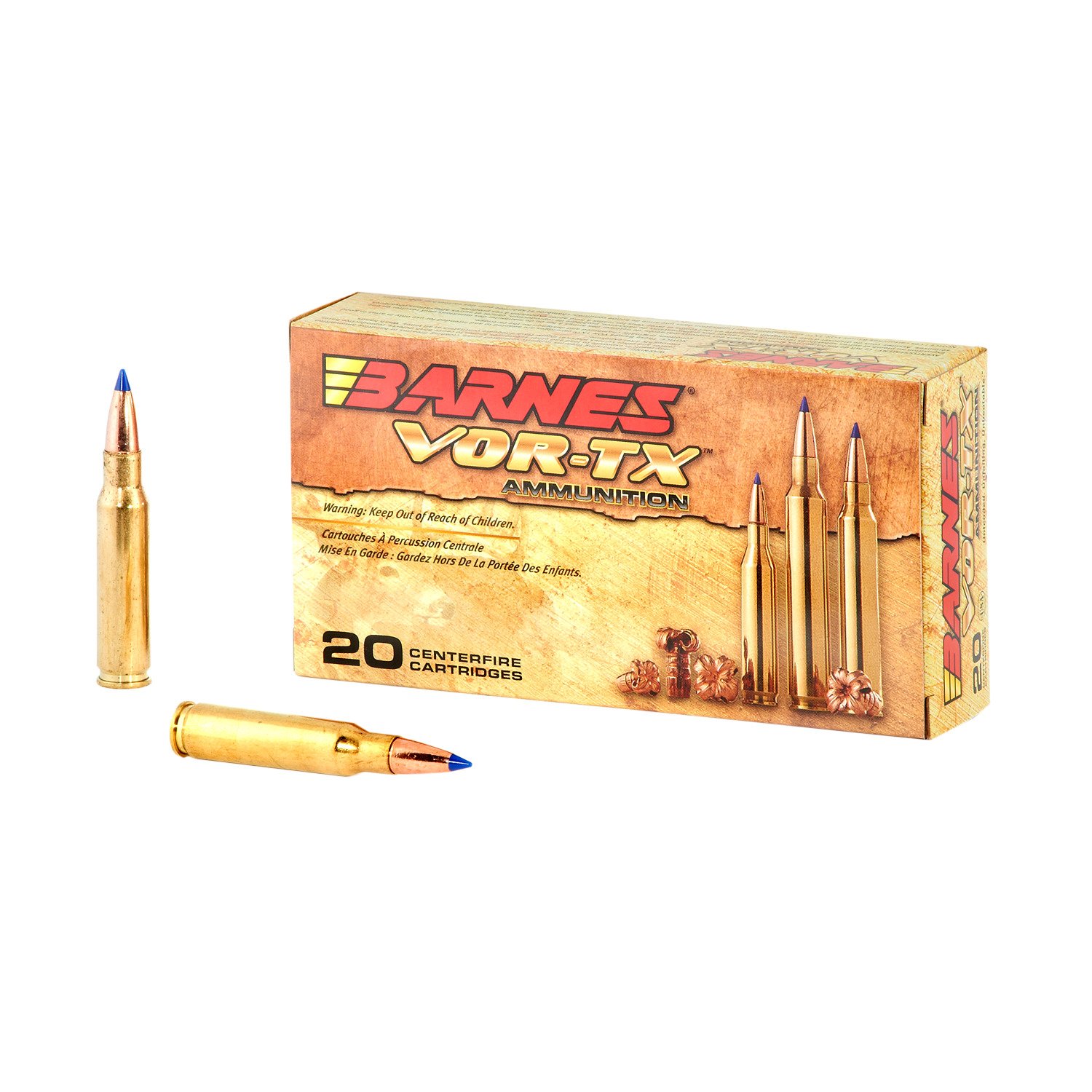 BARNES® VOR-TX™ .308 Win 150-Grain Centerfire Rifle Ammunition