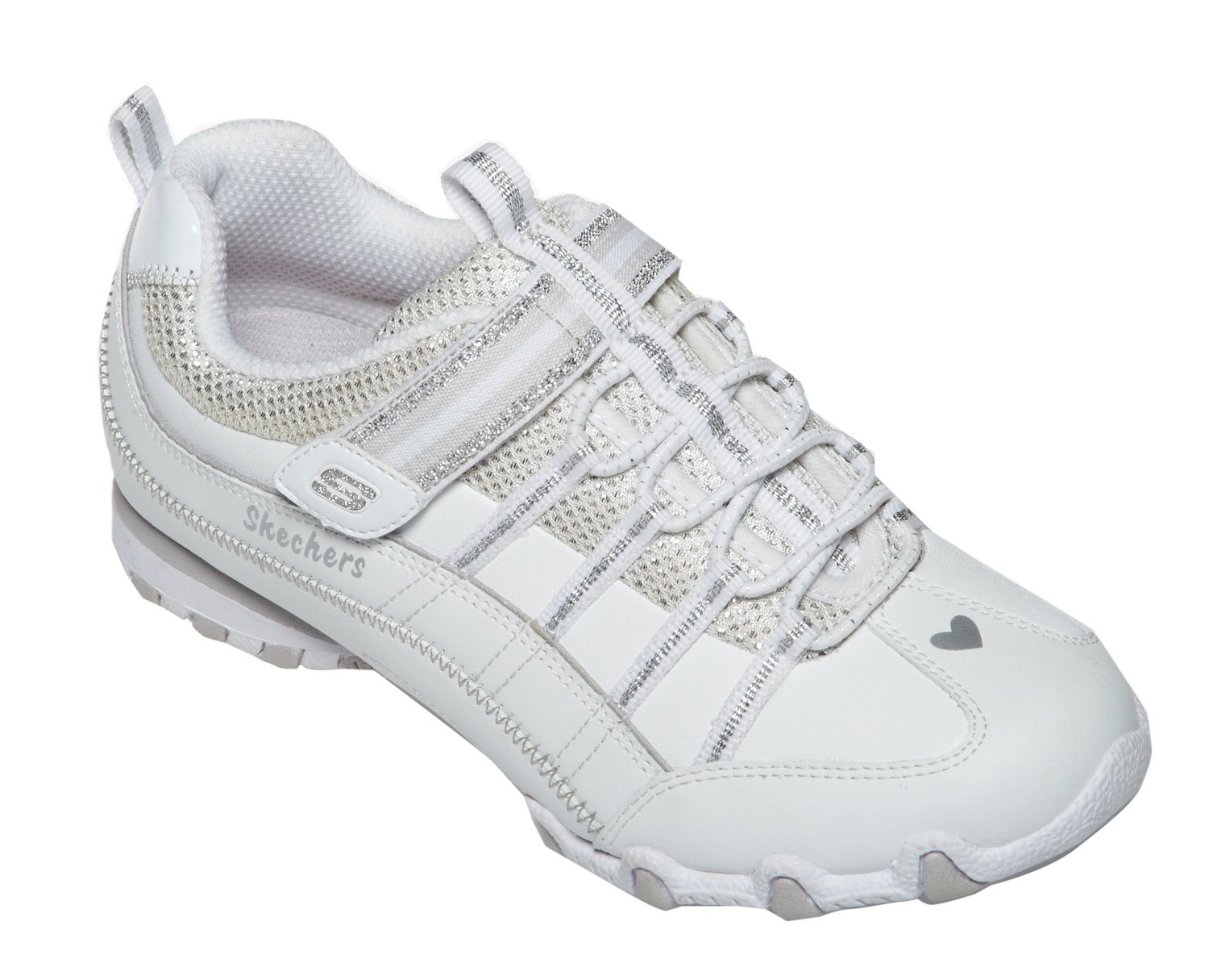 SKECHERS Girls' Bikers Elastika Gore Strap Bungee Sneakers thumbnail