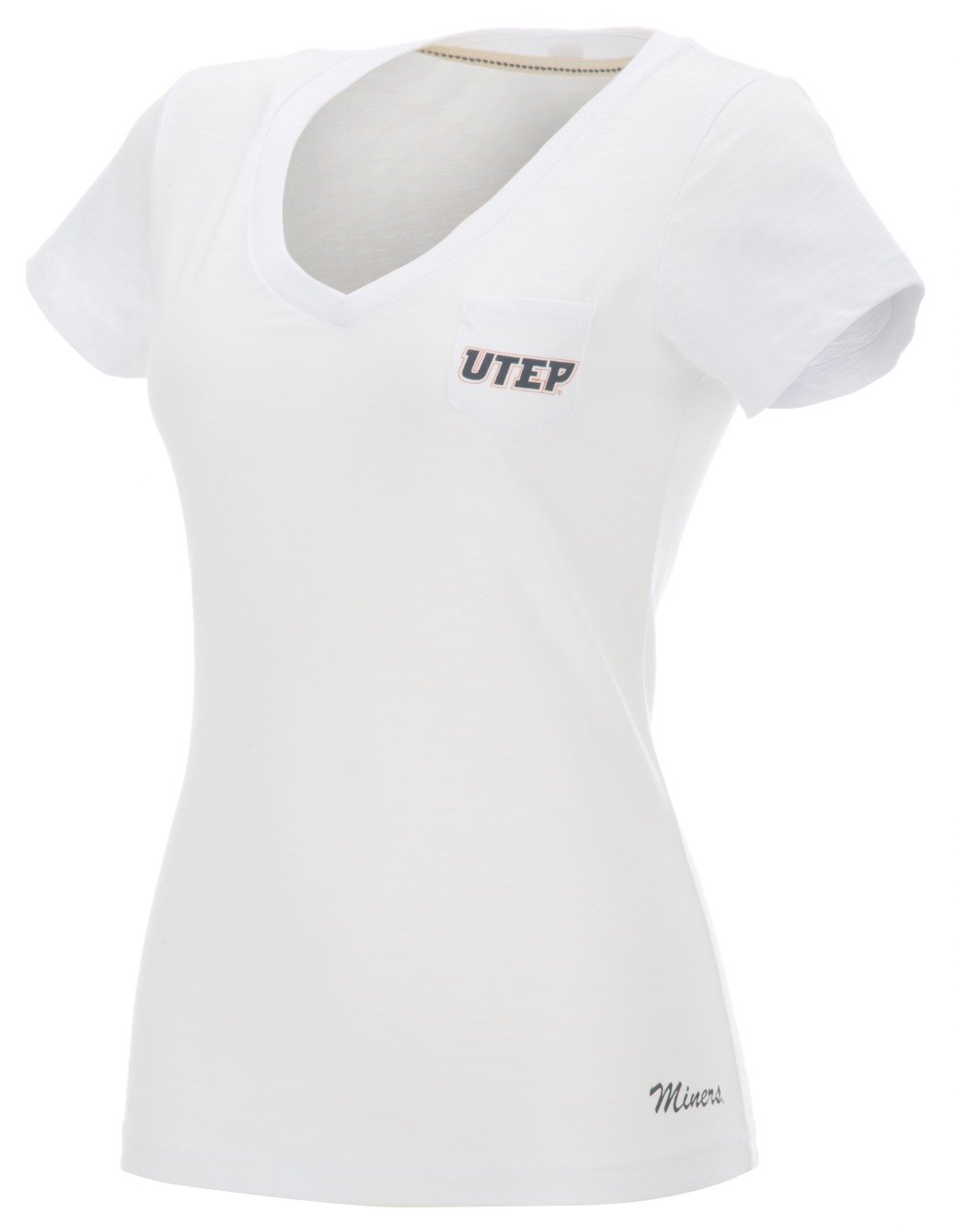 Colosseum Athletics Women's University of Texas at El Paso Vision V-neck T-shirt