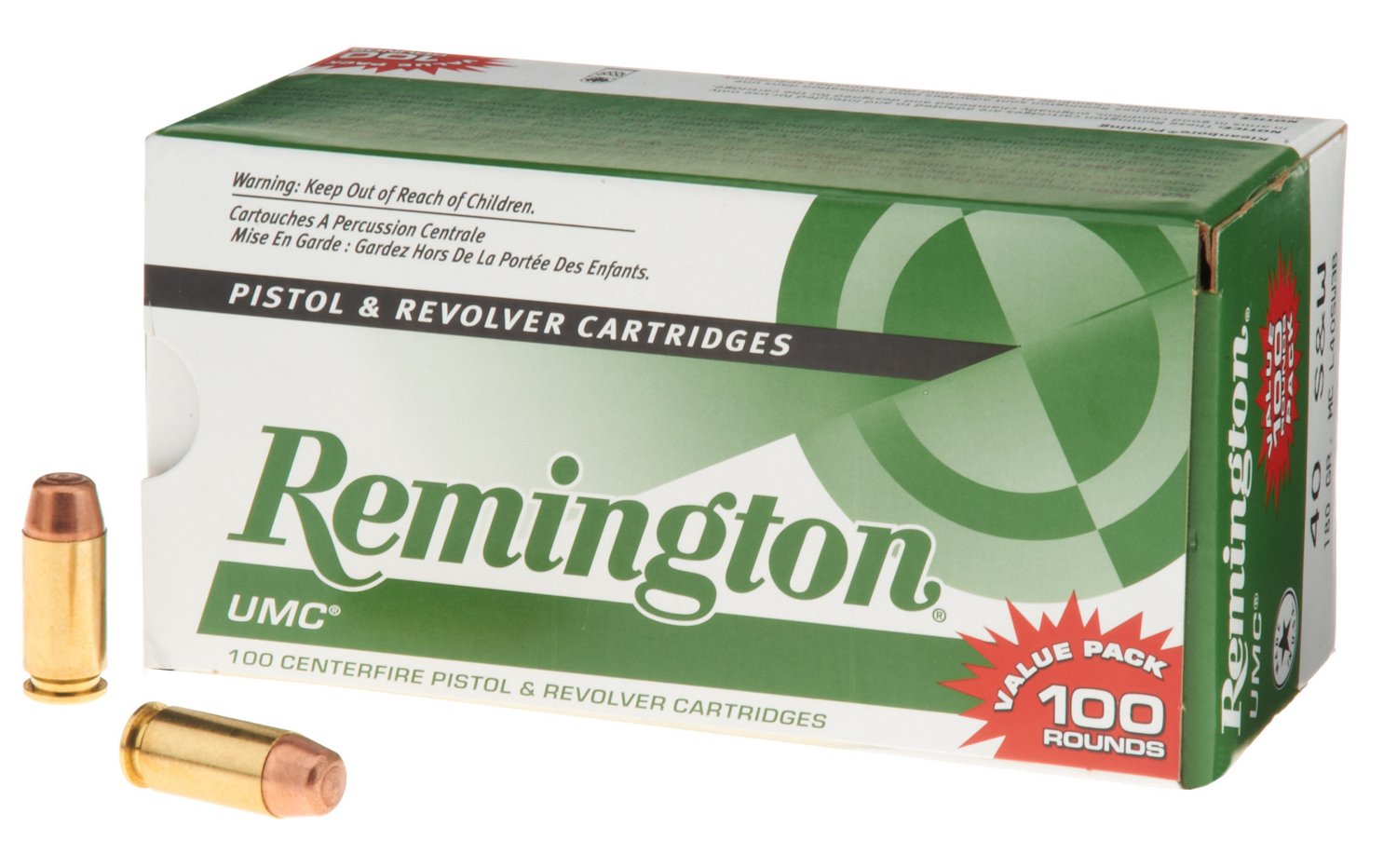 Remington .40 S&W 180-Grain Centerfire Ammunition