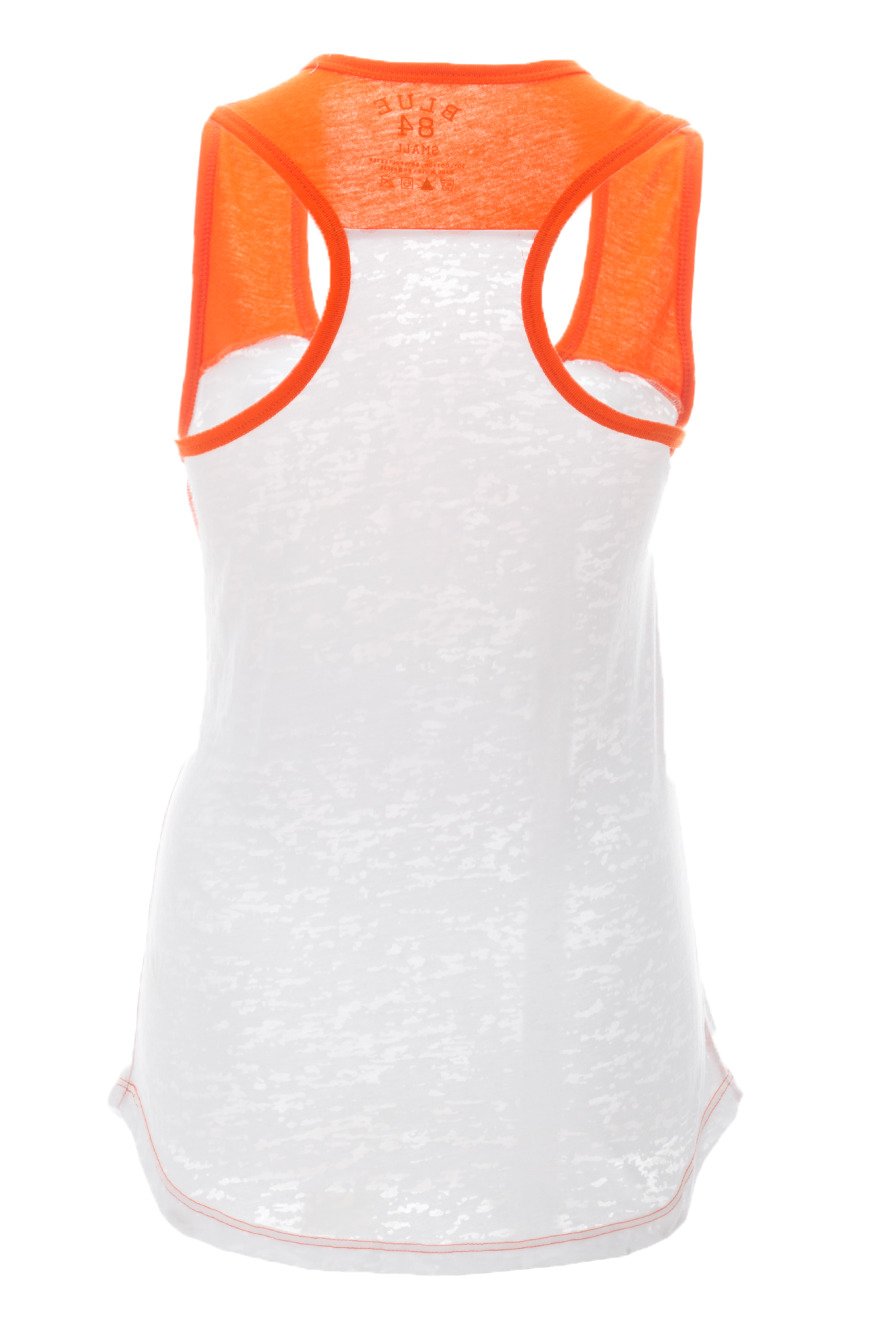 Blue 84 Juniors' Clemson University Burnout Raglan Tank Top thumbnail
