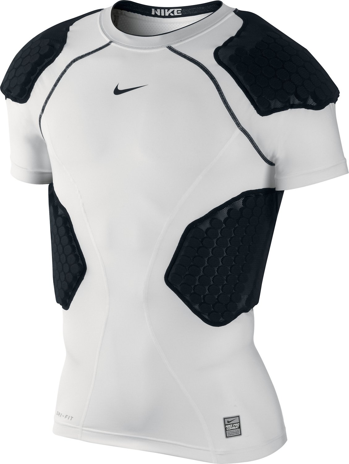 Nike Men's Pro Combat Hyperstrong Compression 4-Pad Football Shirt