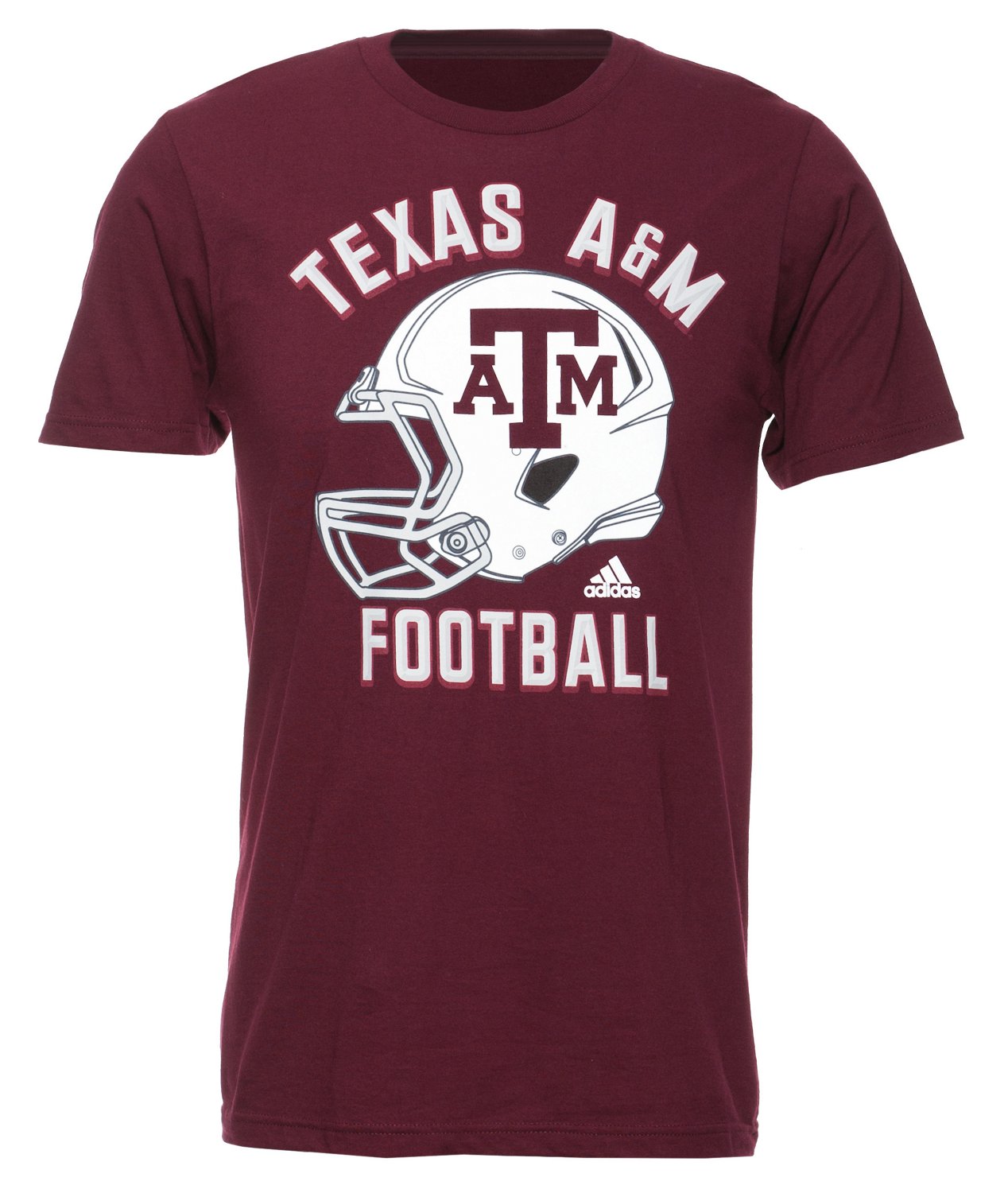 adidas Men's Texas A&M University Helmets Engage T-shirt
