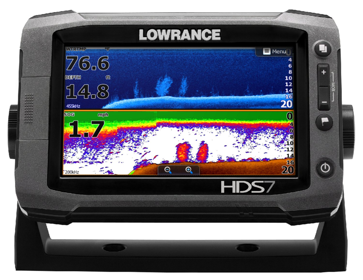 Lowrance Gen2 HDS-7 Touch Screen Fishfinder/ Chartplotter thumbnail