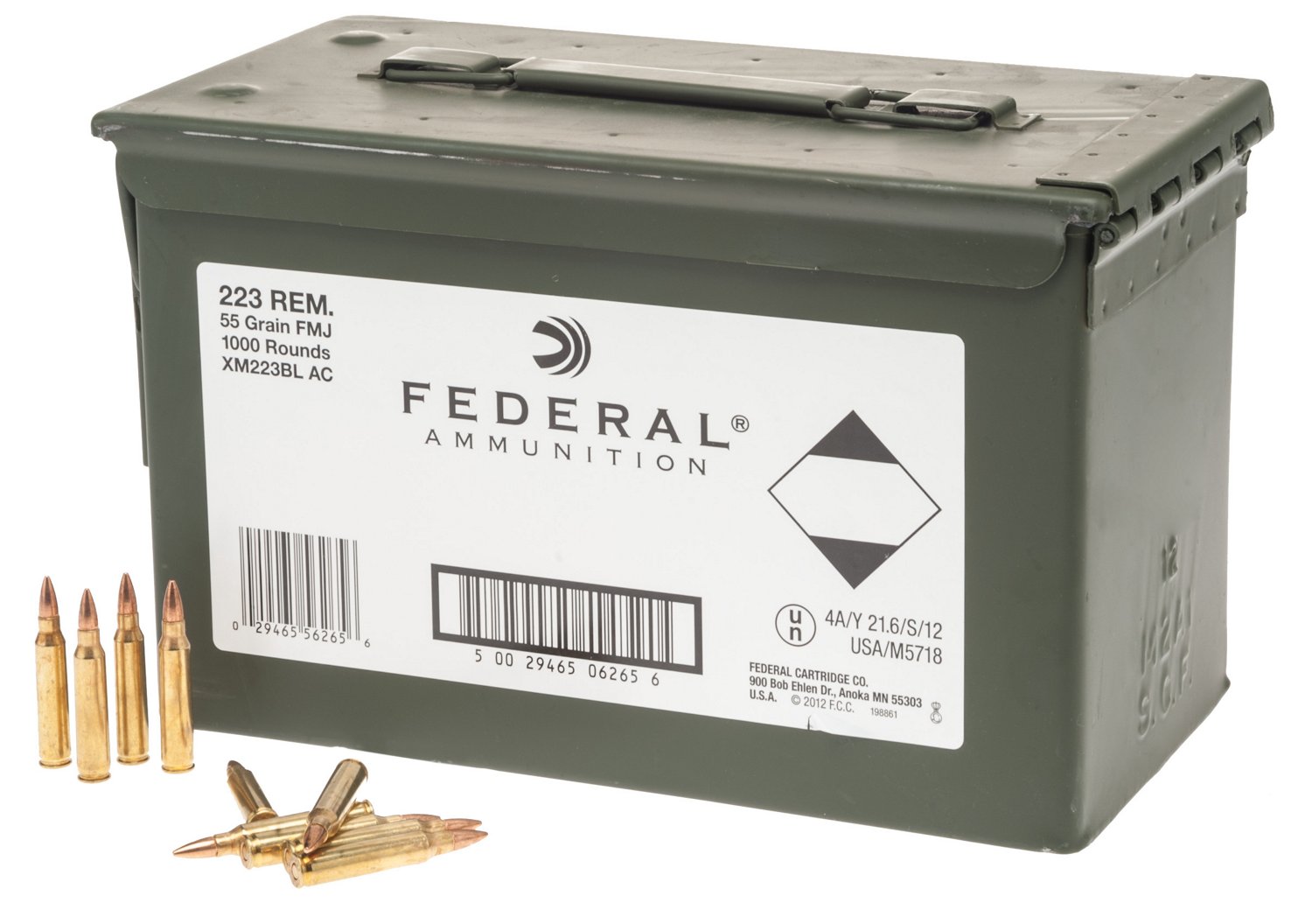 Federal Premium® .223 Remington 55-Grain Centerfire Rifle Ammunition