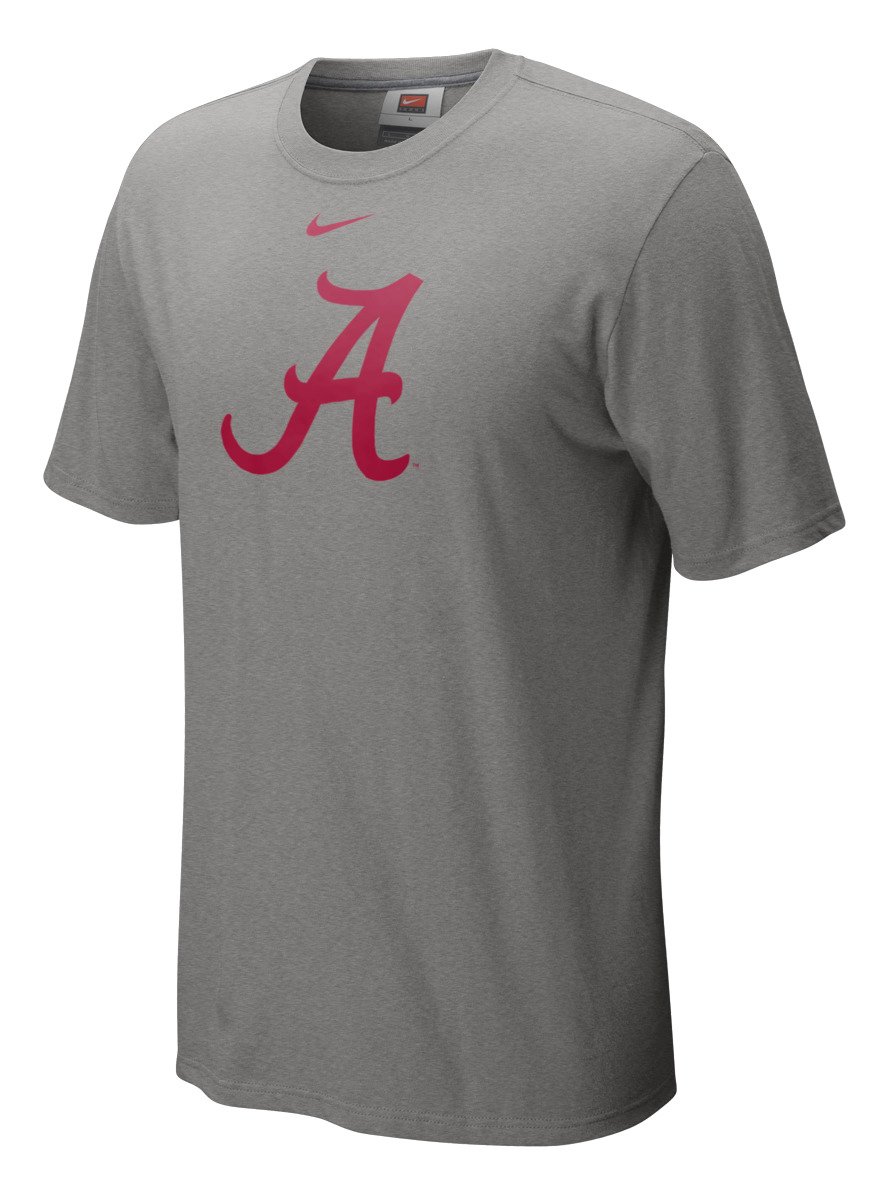 Nike Men's University of Alabama Short Sleeve Classic Logo T-shirt