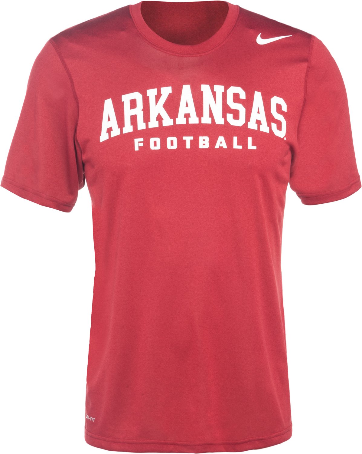 Nike Men's University of Arkansas Practice Legend Authentic Font T-shirt