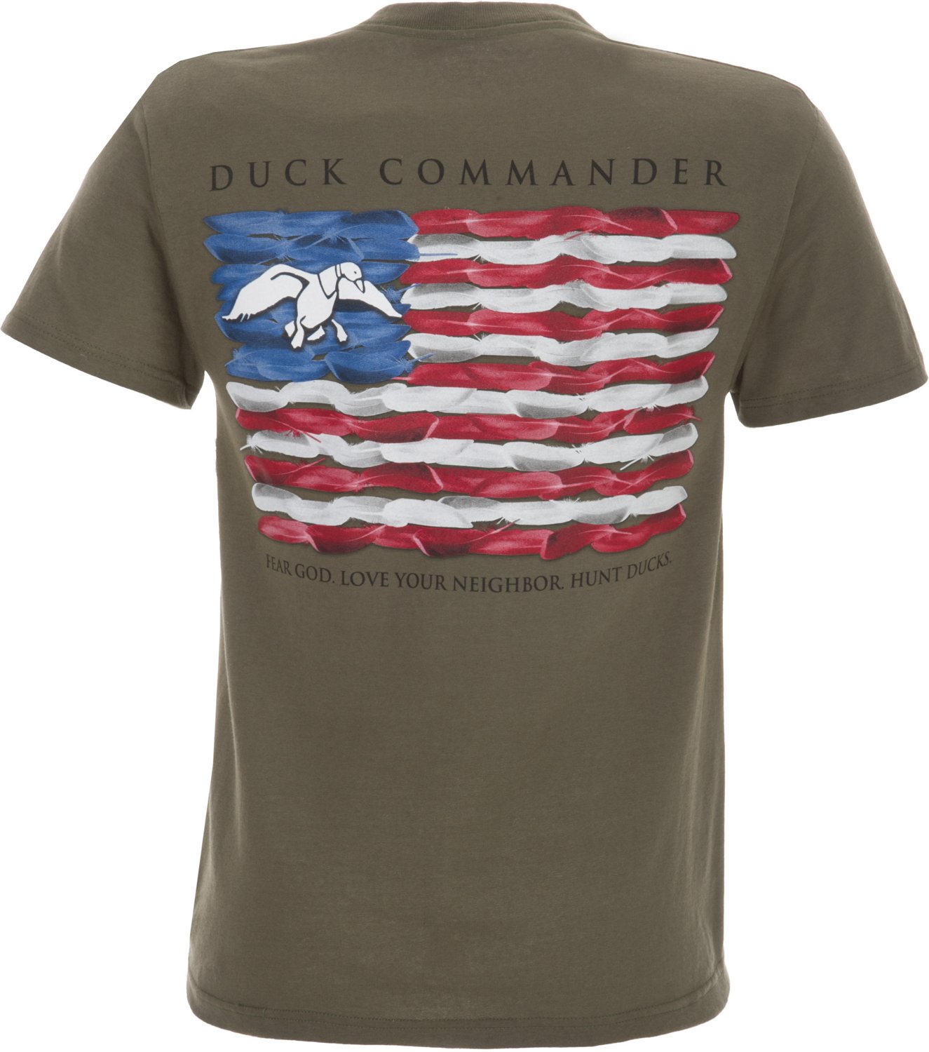 Duck Commander Men's Feather Flag T-shirt