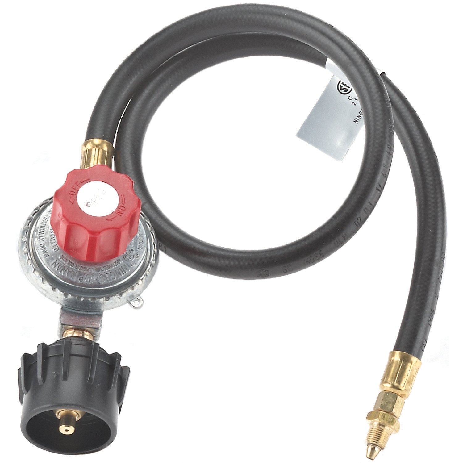 Outdoor Gourmet Male High-Pressure Regulator with Hose