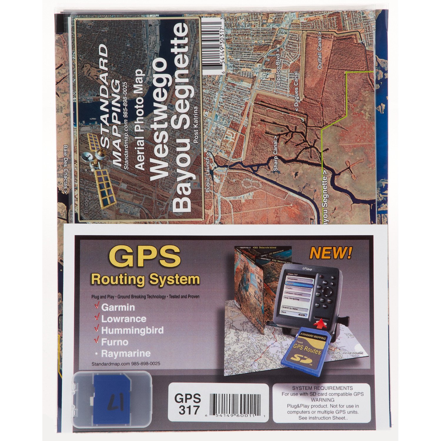 Standard Mapping Westwego - Bayou Segnette Folded Map