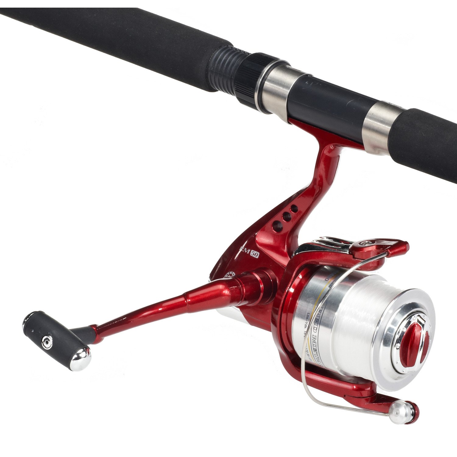 Pinnacle Red Metal 7' Saltwater Bigwater Spinning Rod and Reel Combo thumbnail