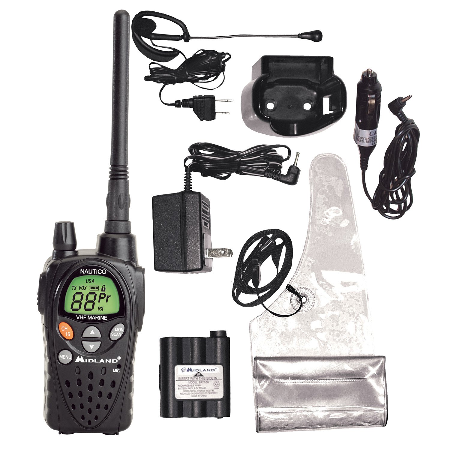 Midland Nautico 3 VHF Marine Radio thumbnail