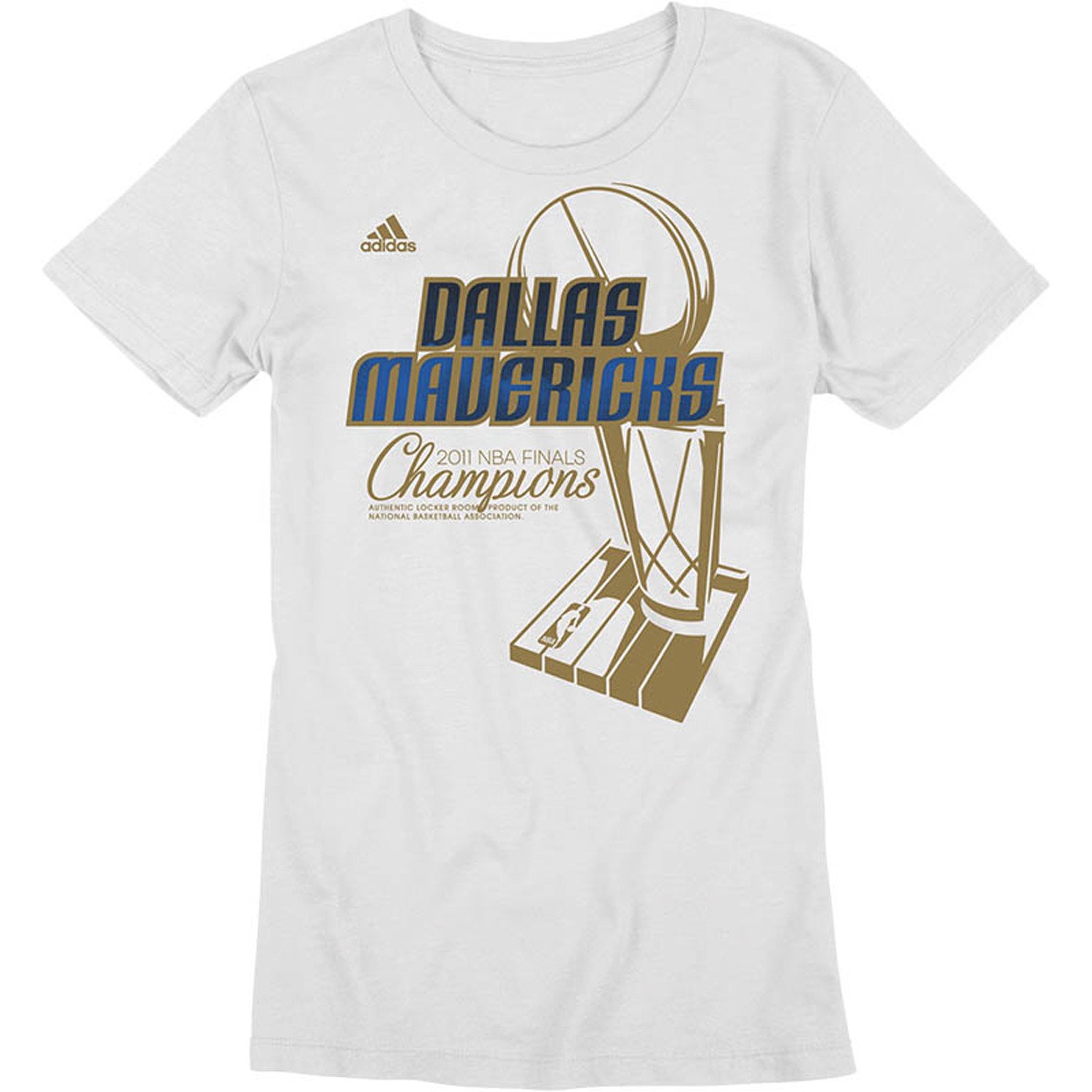 adidas Women's Dallas Mavericks Miss Summit Too Finals Champs Locker Room T-shirt