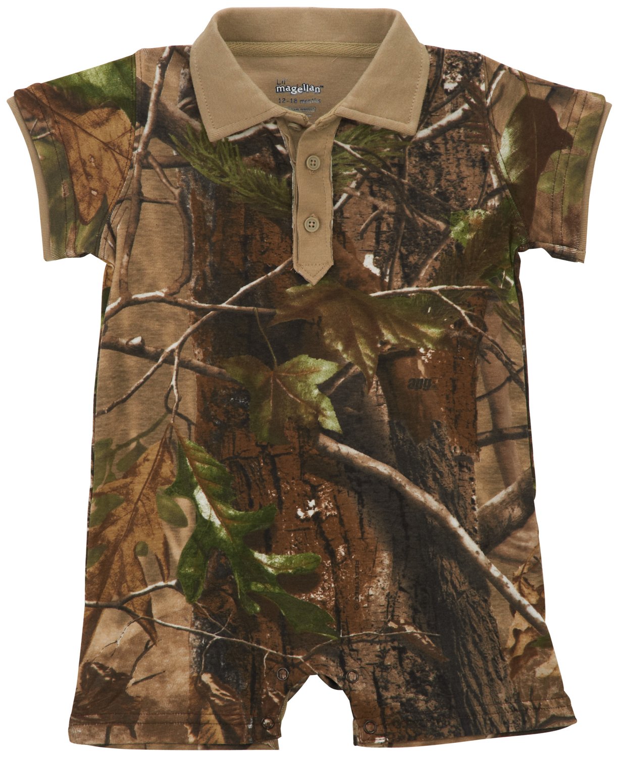 Magellan Outdoors Infant Boys' Realtree Polo Romper