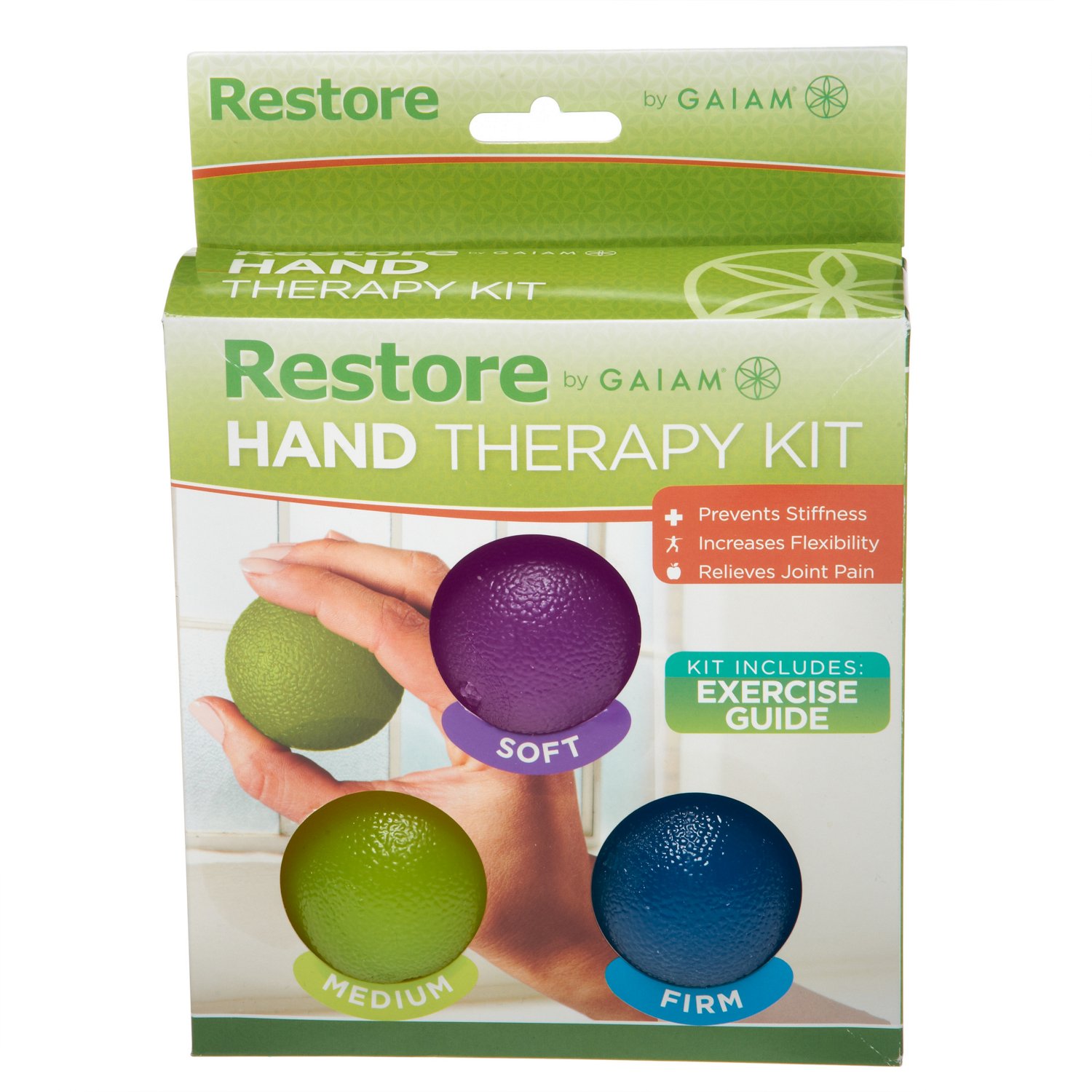 Gaiam Restore Hand Therapy Kit