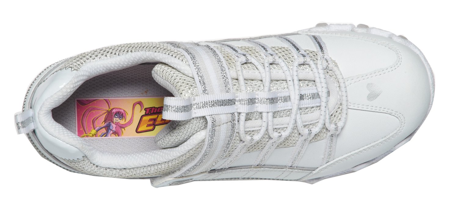 SKECHERS Girls' Bikers Elastika Gore Strap Bungee Sneakers thumbnail