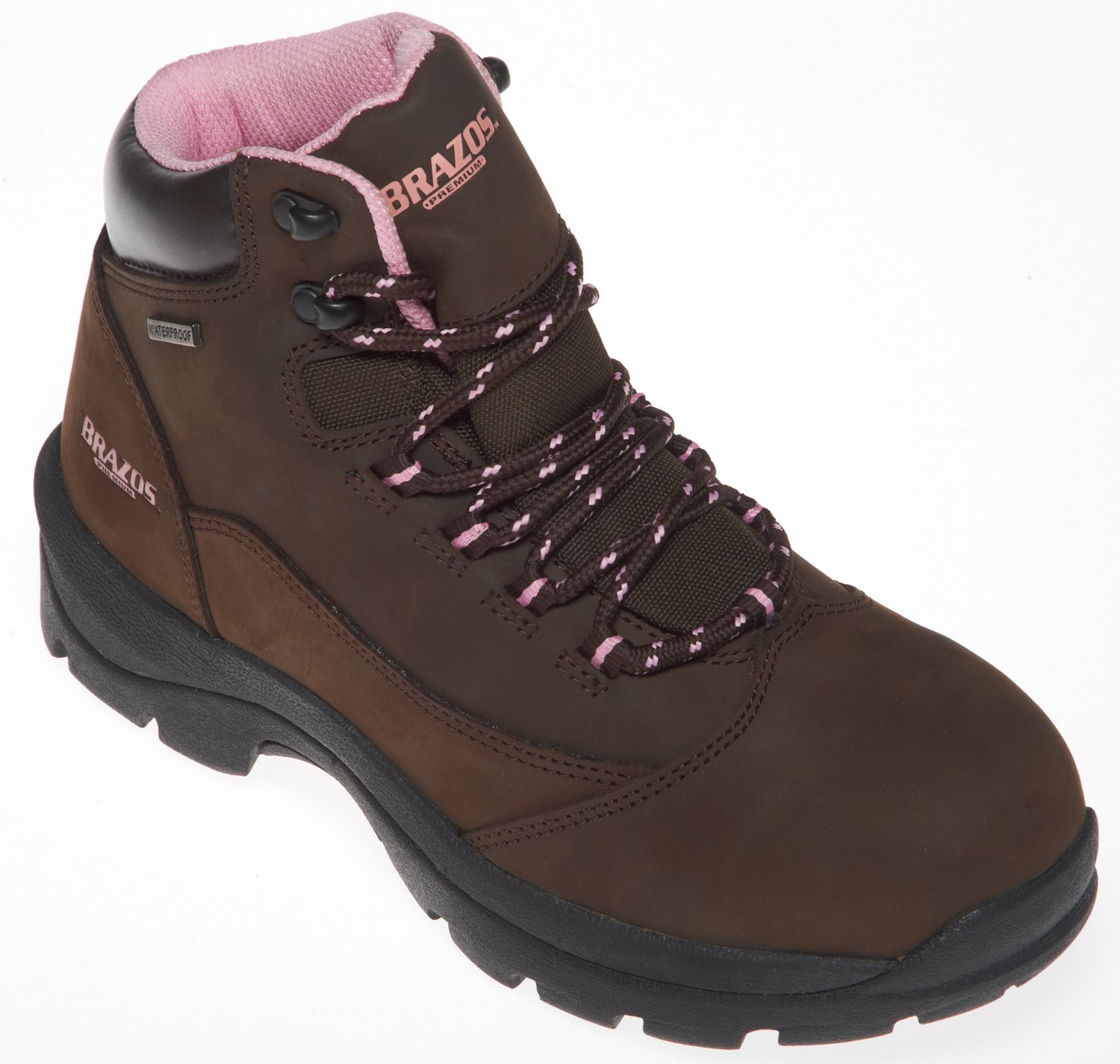 Brazos® Women's Nubuck ST Waterproof Work Boots thumbnail