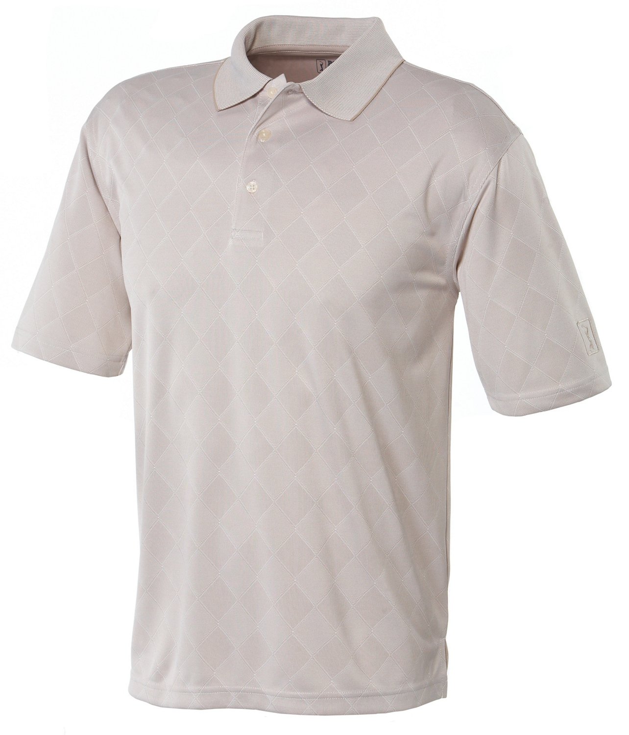 PGA Tour Men's Argyle Jacquard Polo thumbnail