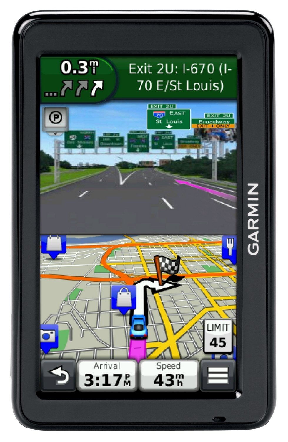 Garmin nüvi® 2455-LMT GPS Receiver thumbnail