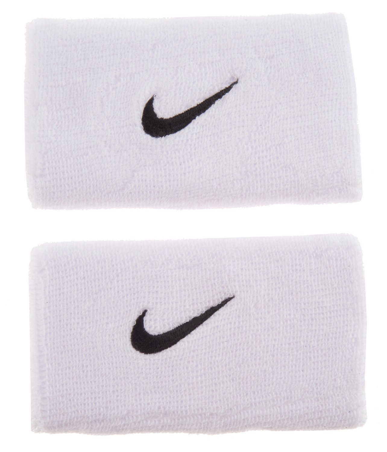 Nike Adults' Swoosh Double-Wide Wristbands