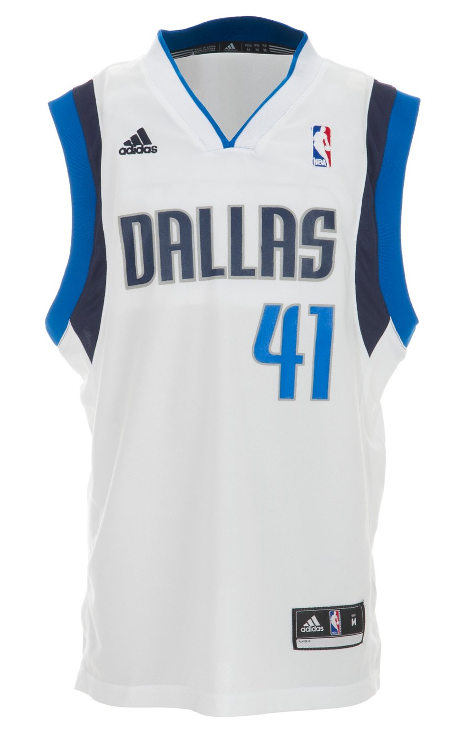 adidas Boys' Dallas Mavericks Dirk Nowitzki Replica Home Jersey