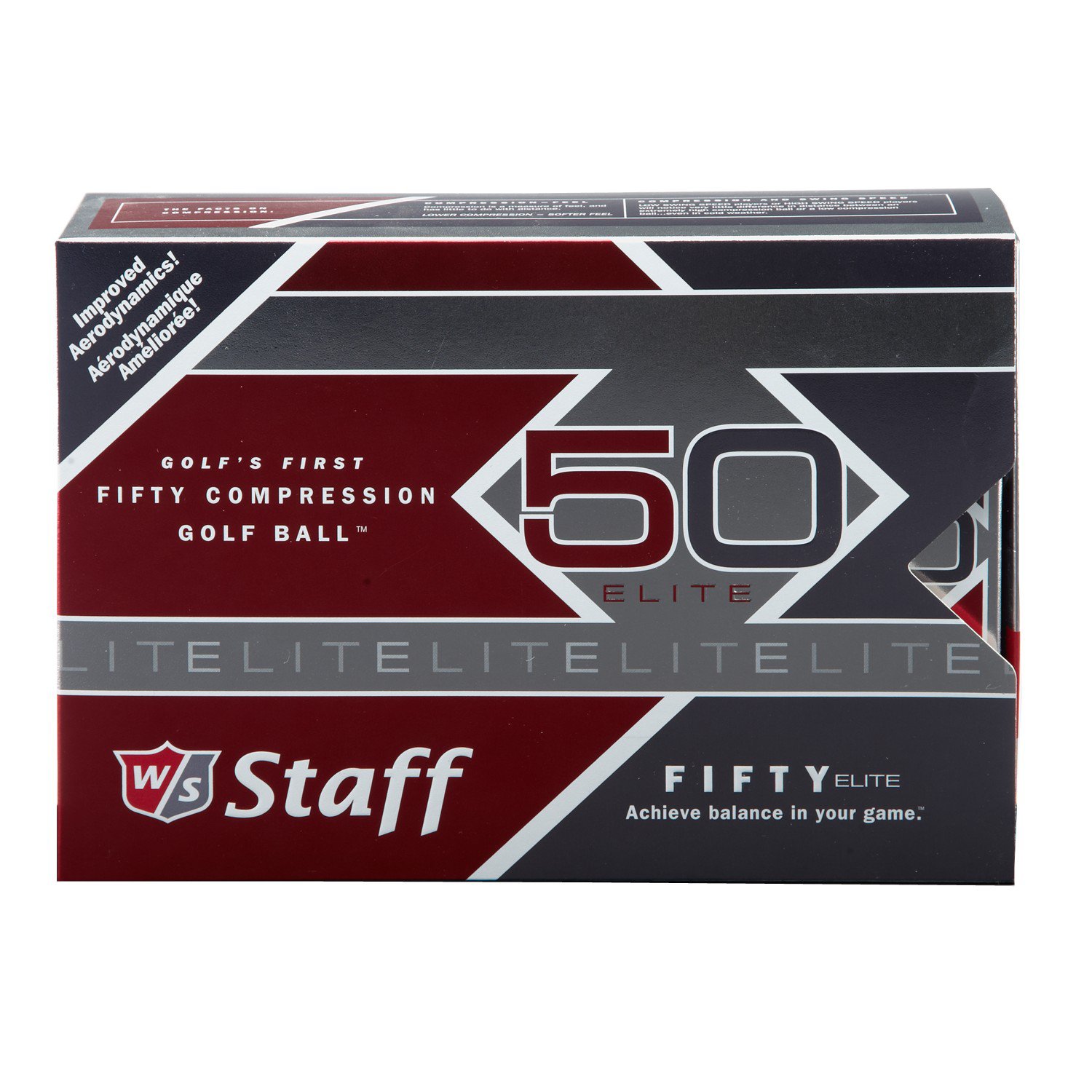 Wilson Staff Fifty™ Elite 50-Compression Golf Balls 12-Pack